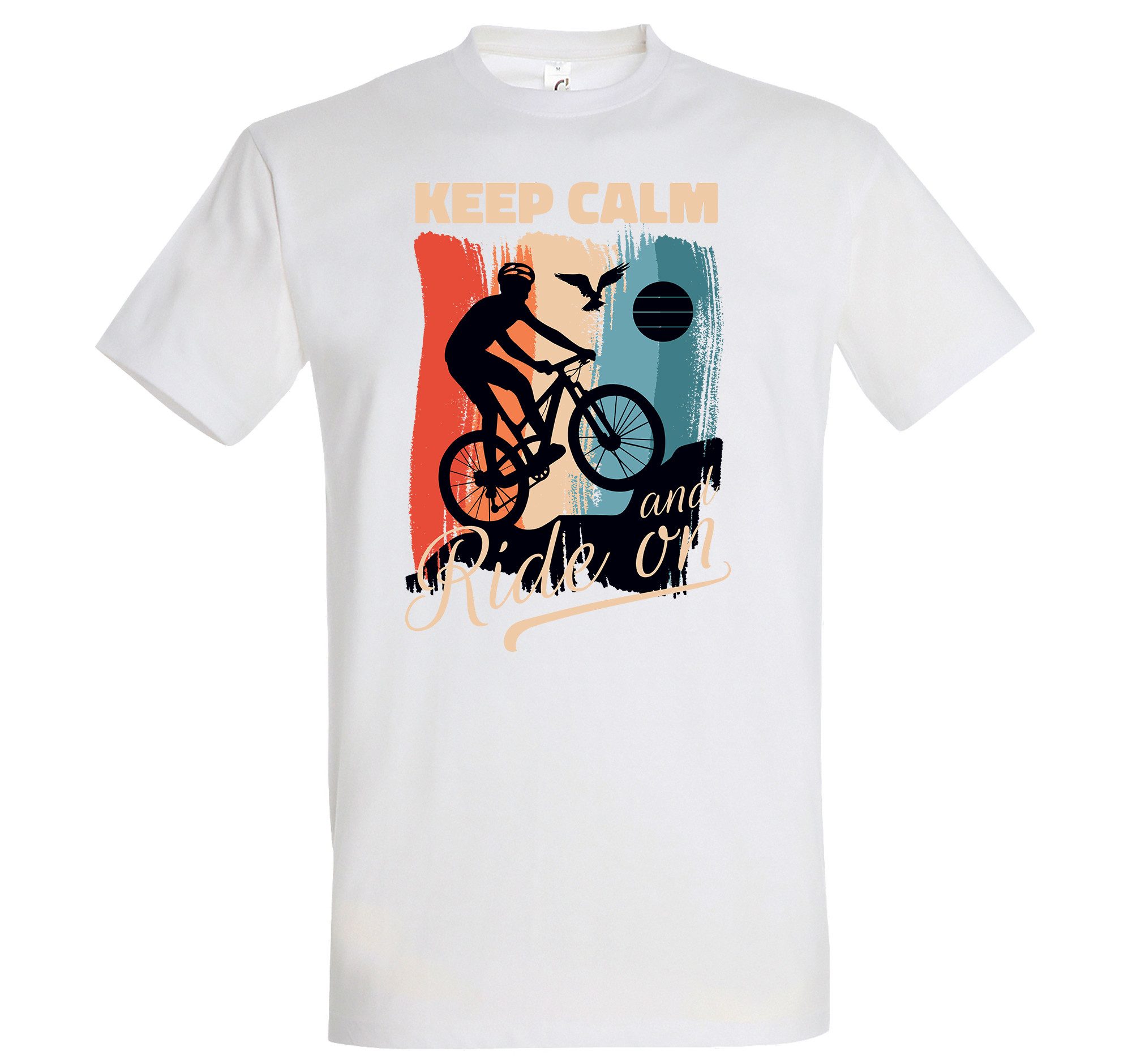 Youth Designz Print-Shirt Keep Calm Fahrrad günstig online kaufen