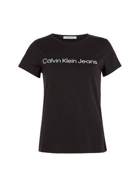 Calvin Klein Jeans T-Shirt CORE INSTIT LOGO SLIM FIT TEE mit CK-Logoschriftzug