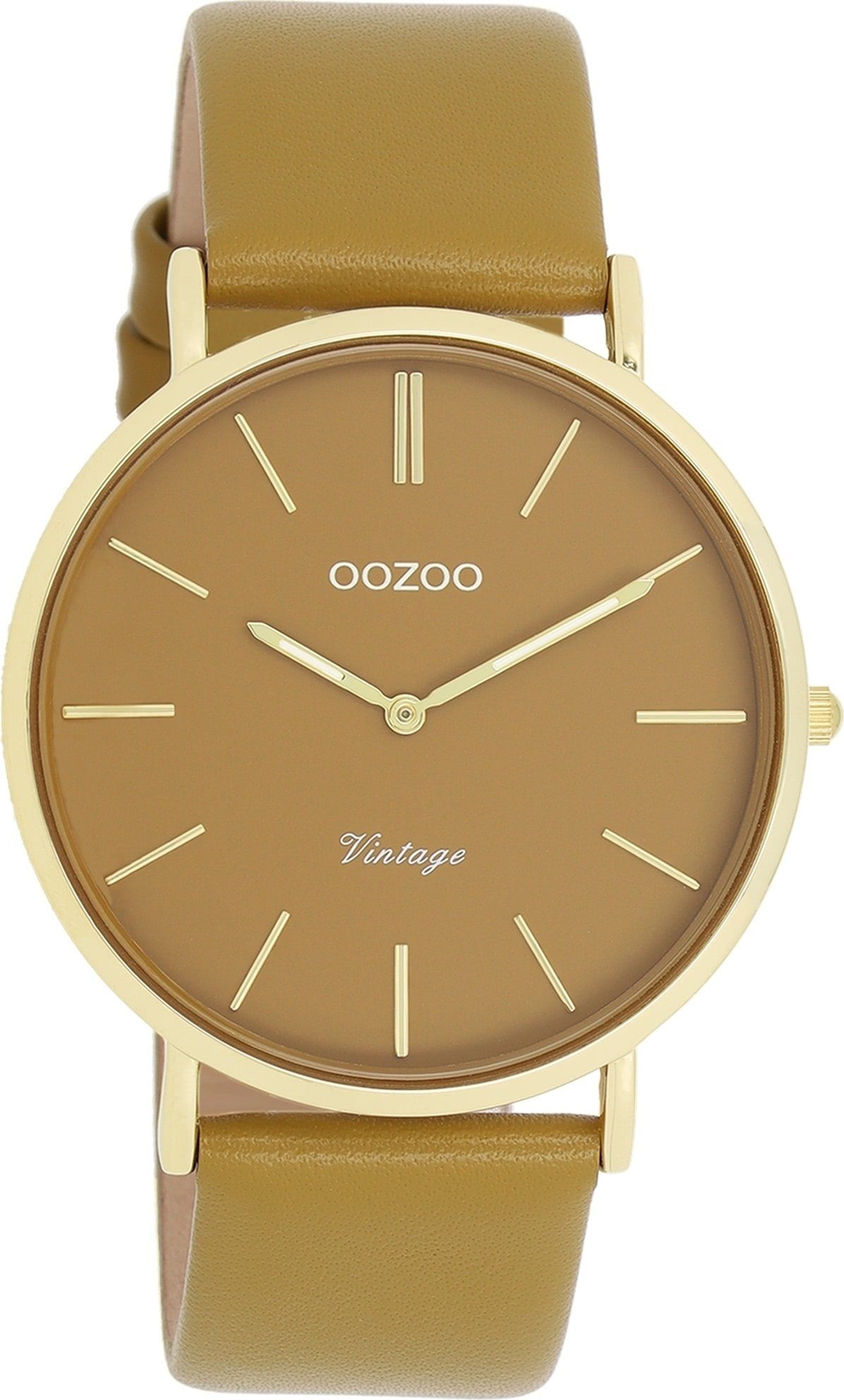 Quarzuhr Oozoo Damen Armbanduhr Vintage Analog