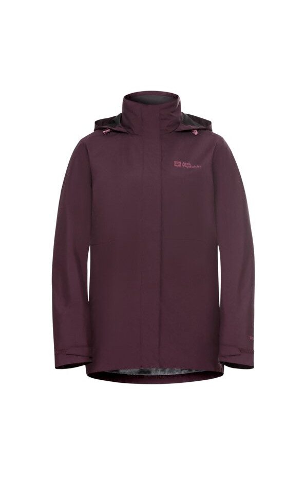 Jack Wolfskin Funktionsjacke ROTWAND 3IN1 JKT W AMARANTH günstig online kaufen