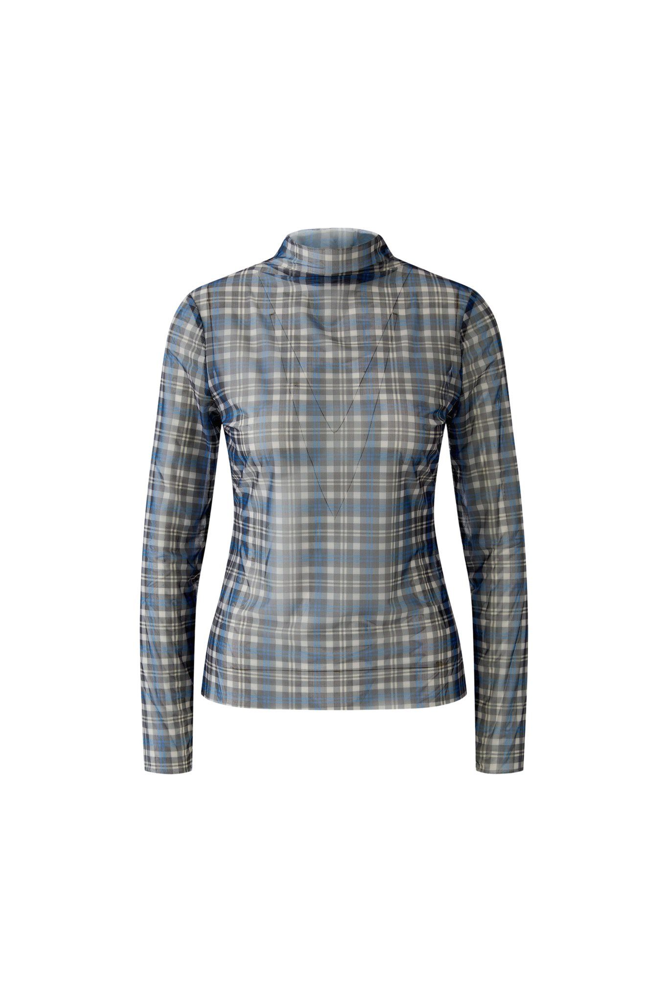 Oui Langarmshirt Schmal geschnitten