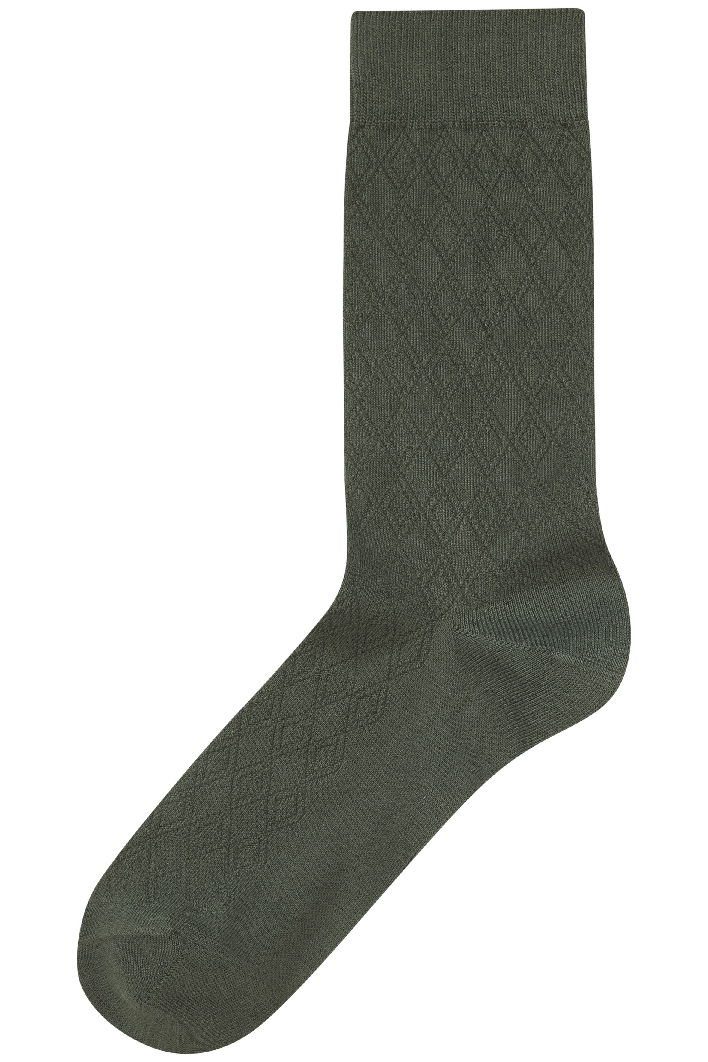 H.I.S Businesssocken Klassische Herren, Männersocken, unifarben, ohne drückende Naht (Packung, 5-Paar, Anzugsocken) mit dezent eingestrickten Designs – Bild 5 von 5