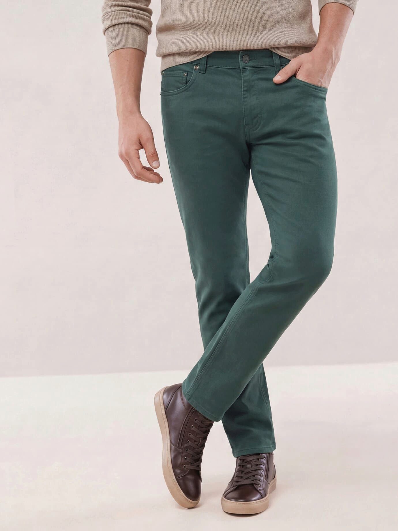 Walbusch 5-Pocket-Hose Herren Wärmende Five Pocket Regular fit, wärmend
