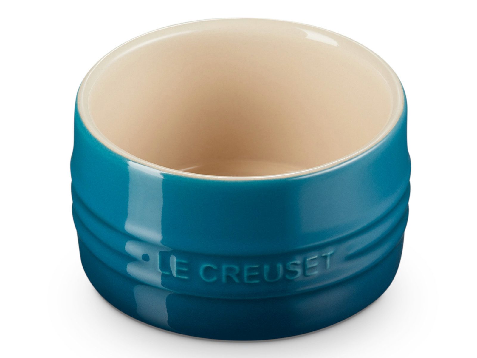 LE CREUSET Backform stapelbares Förmchen deep teal 8cm