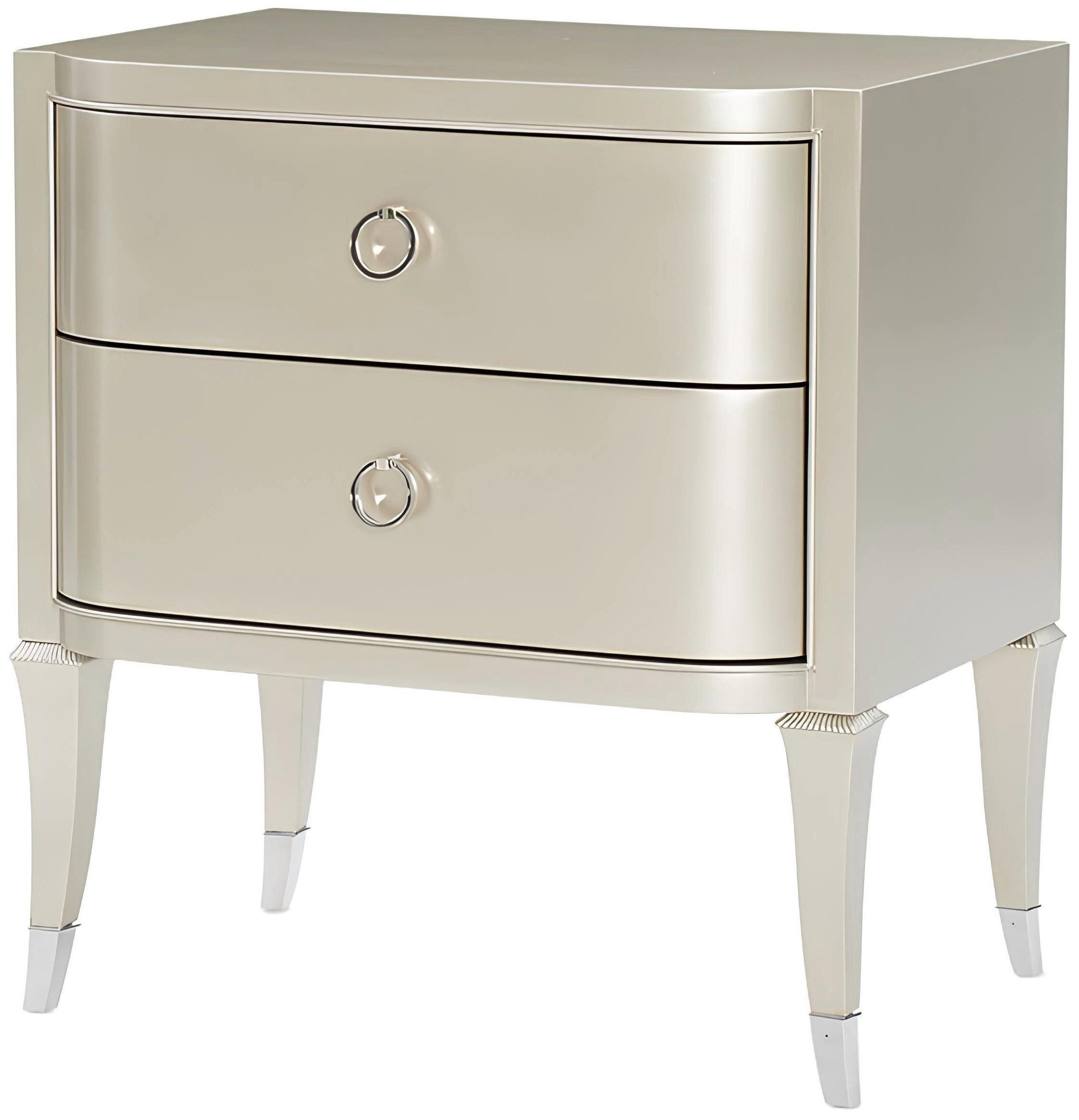 Xlmoebel Nachttisch Holz Nachtkommode mit Schublade und Ablagefläche in zeitlosem Design (1-St., Nachttisch), Hergestellt in Europa