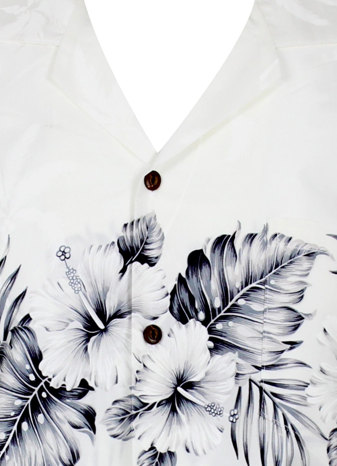 KY's Hawaiihemd Hibiscus Brustdruck Original Hawaiihemd günstig online kaufen