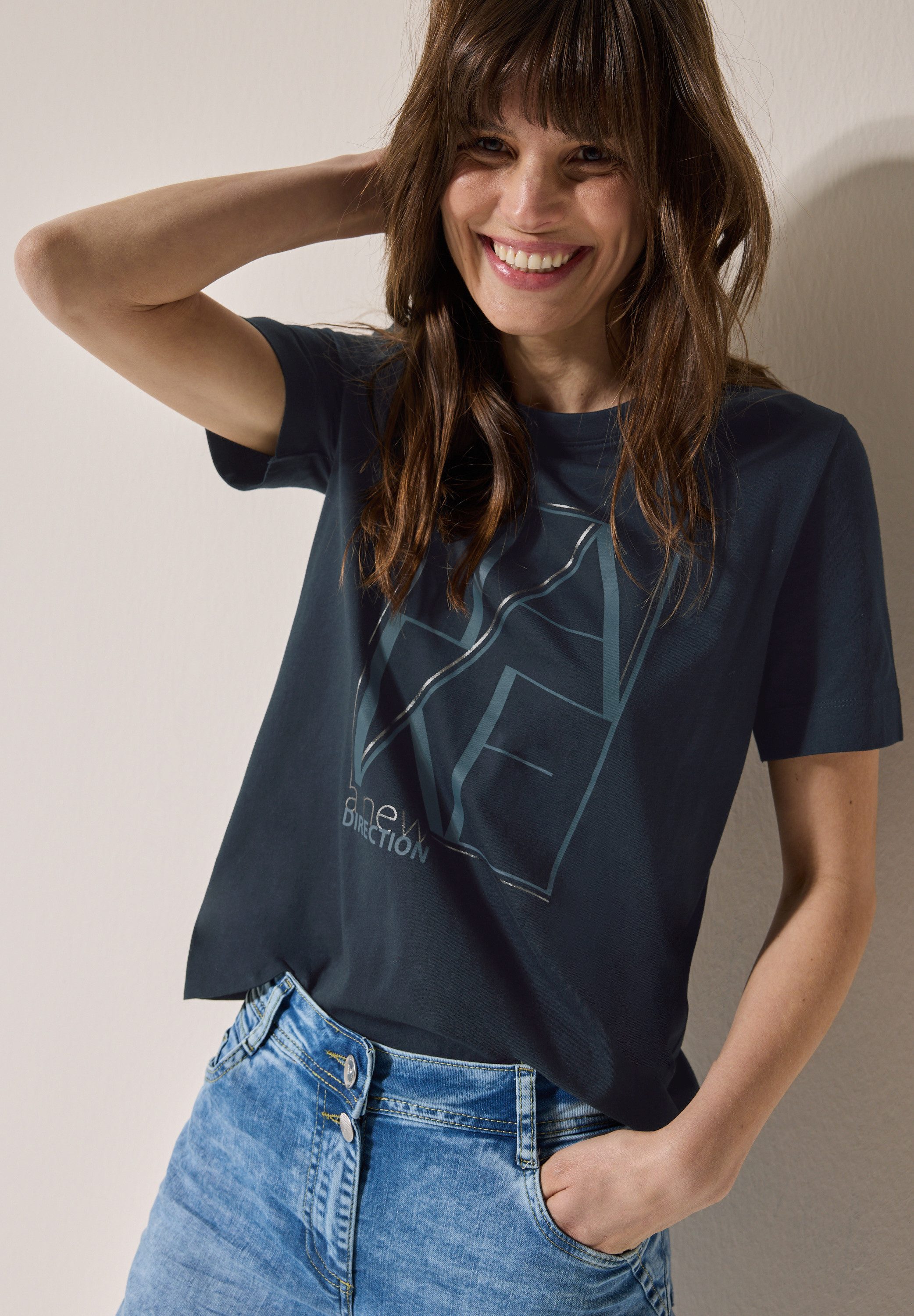 CECIL Print-Shirt mit Artwork günstig online kaufen