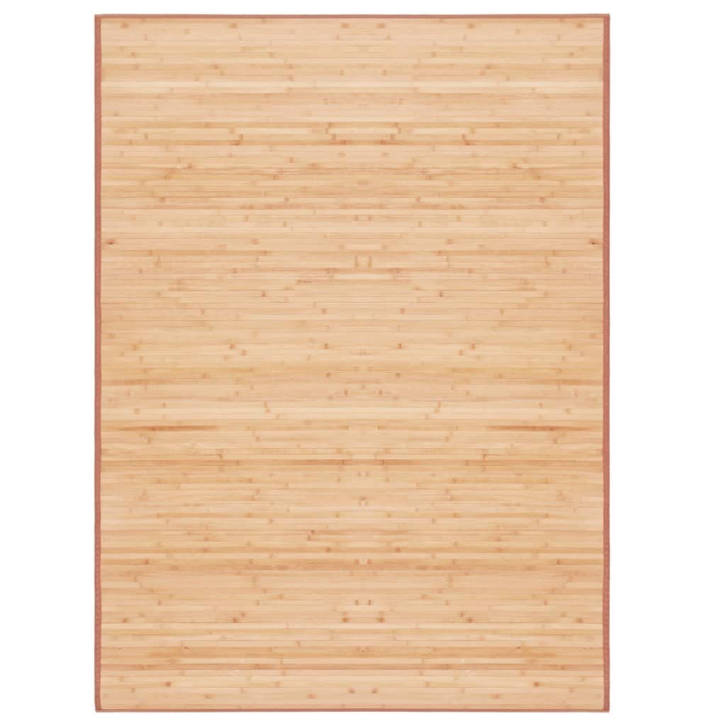 Teppich Bambus 160x230 cm Braun, furnicato, Rechteckig