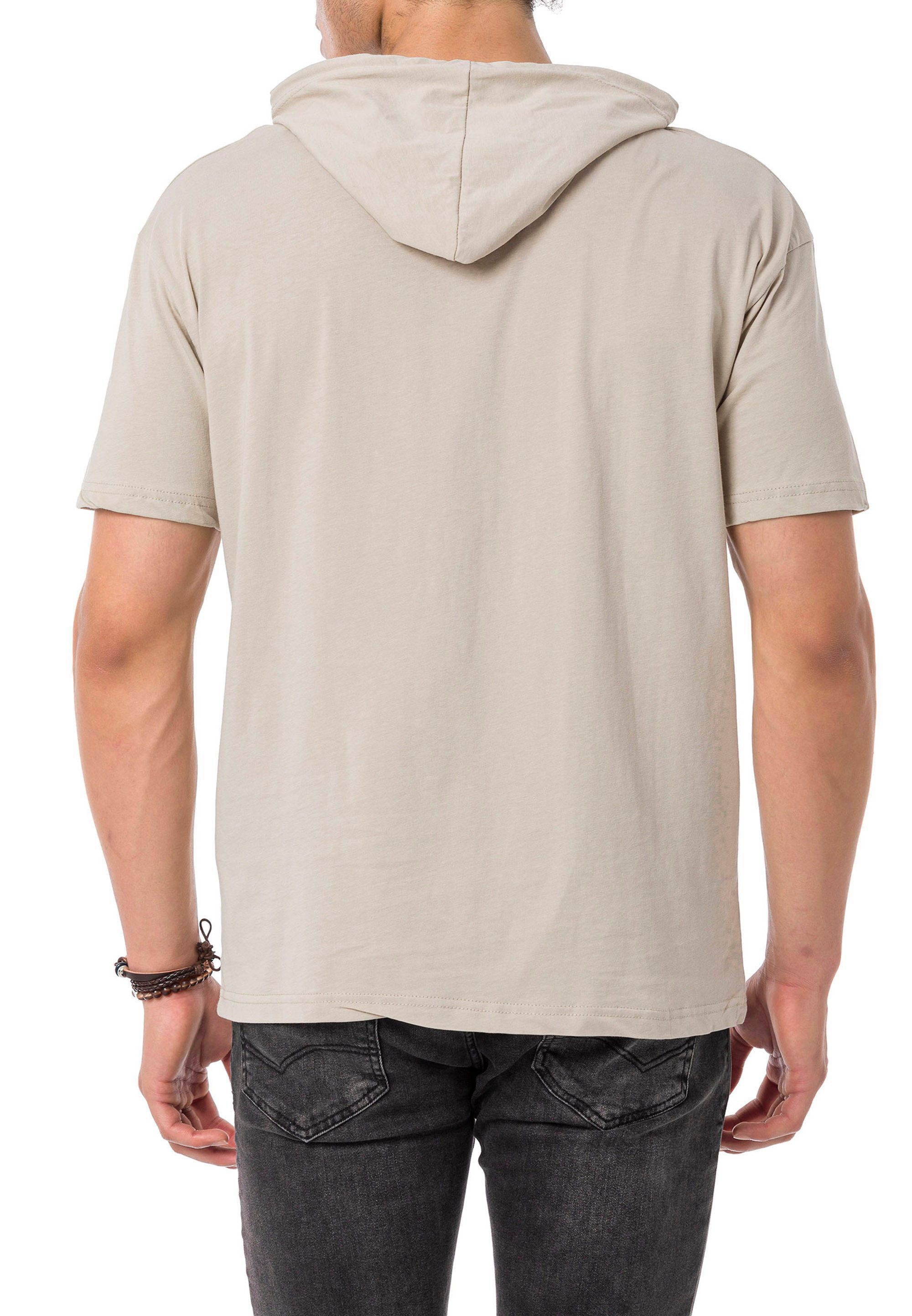 RedBridge T-Shirt mit Kapuze, Kurzarm-Hoodie, Urban Style