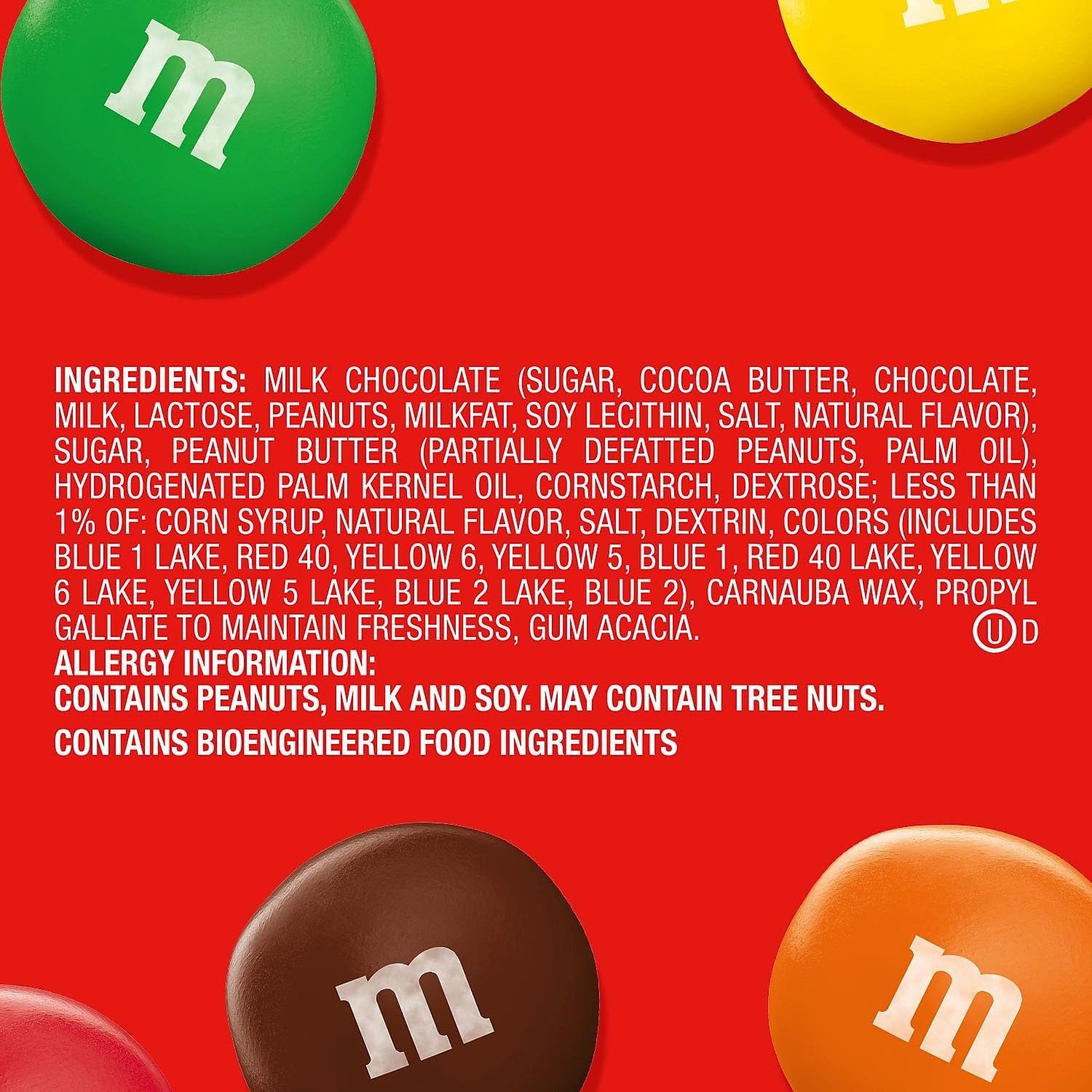 M&M's Schokolade M&M'S Peanut Butter-Erdnussbutter Chocolate Candy - 1,559 kg