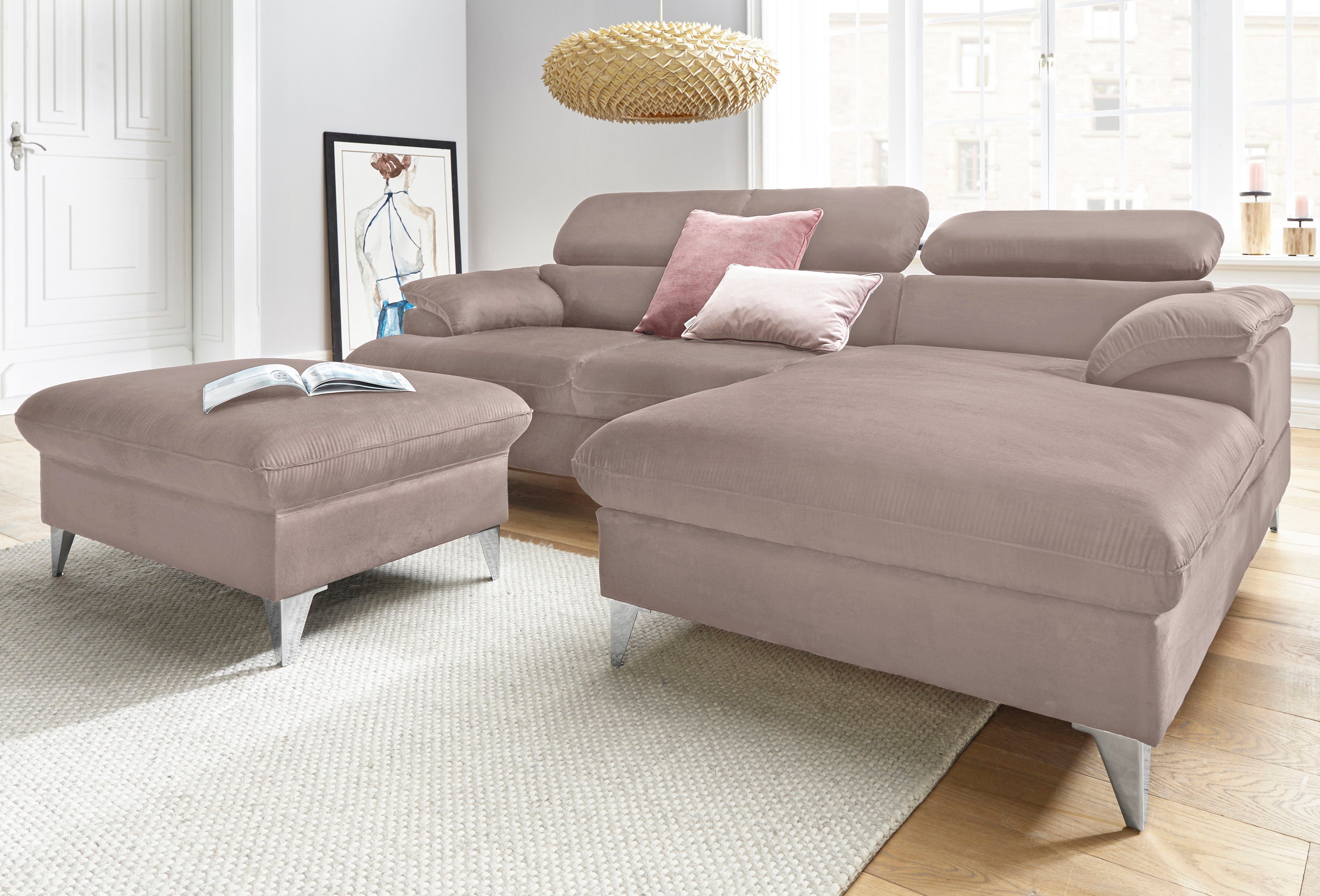 COTTA Polstergarnitur Caluso L-Form, (2-tlg), Set günstig online kaufen