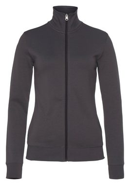 Bench. Loungewear Sweatjacke (1-tlg) mit bestickten Stehkragen, Loungeanzug