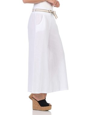 Mississhop Haremshose Vielseitige Boho-Chic Baumwollhose 100 % Baumwolle mit Gürtel M. 385