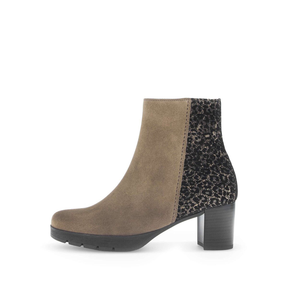 Gabor Plateau Stiefelette Materialmix Leder Plateaustiefelette günstig online kaufen