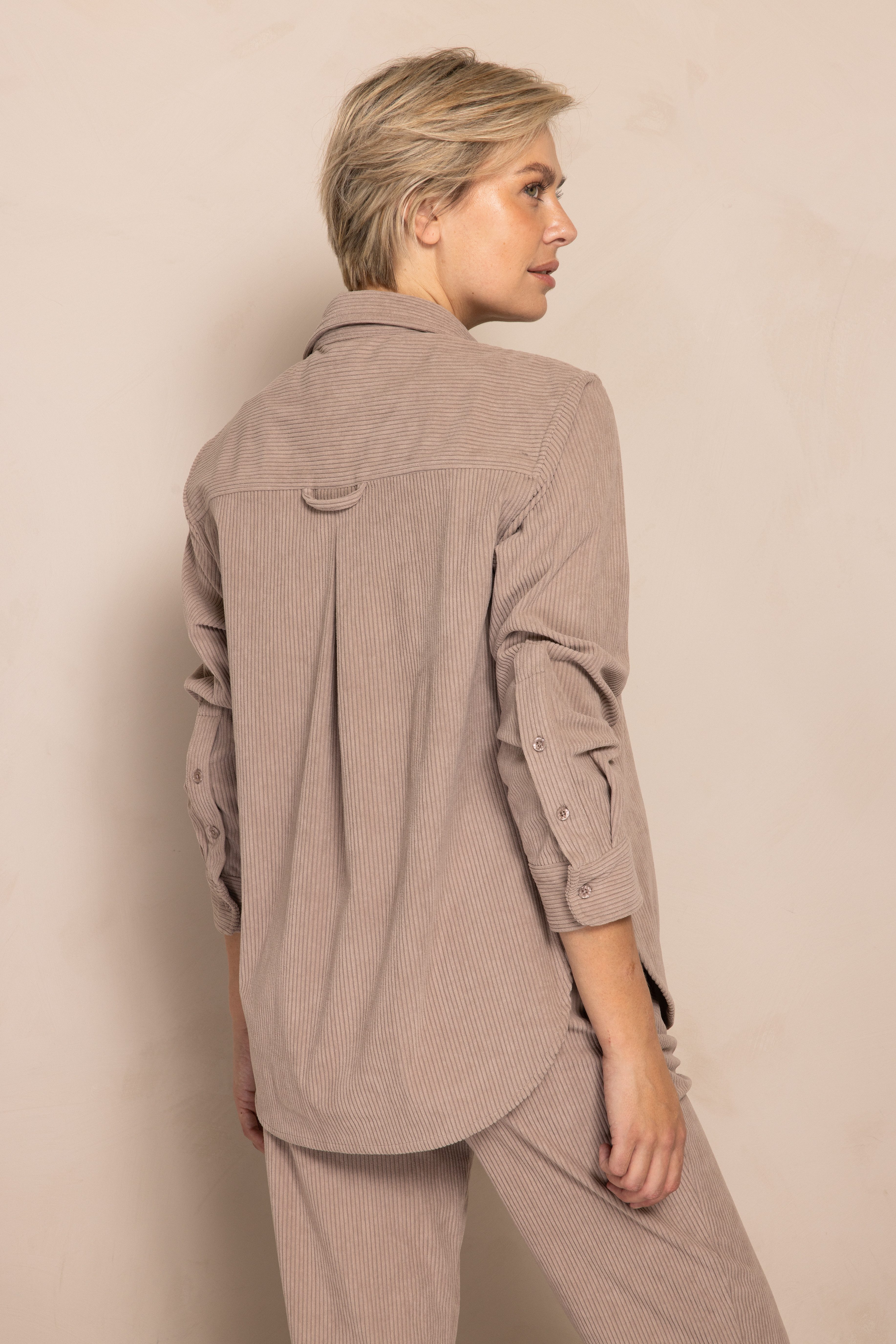 Zhrill Hemdbluse ZHTJURA mit feiner Cordstruktur, lockerer, gerader Schnitt günstig online kaufen