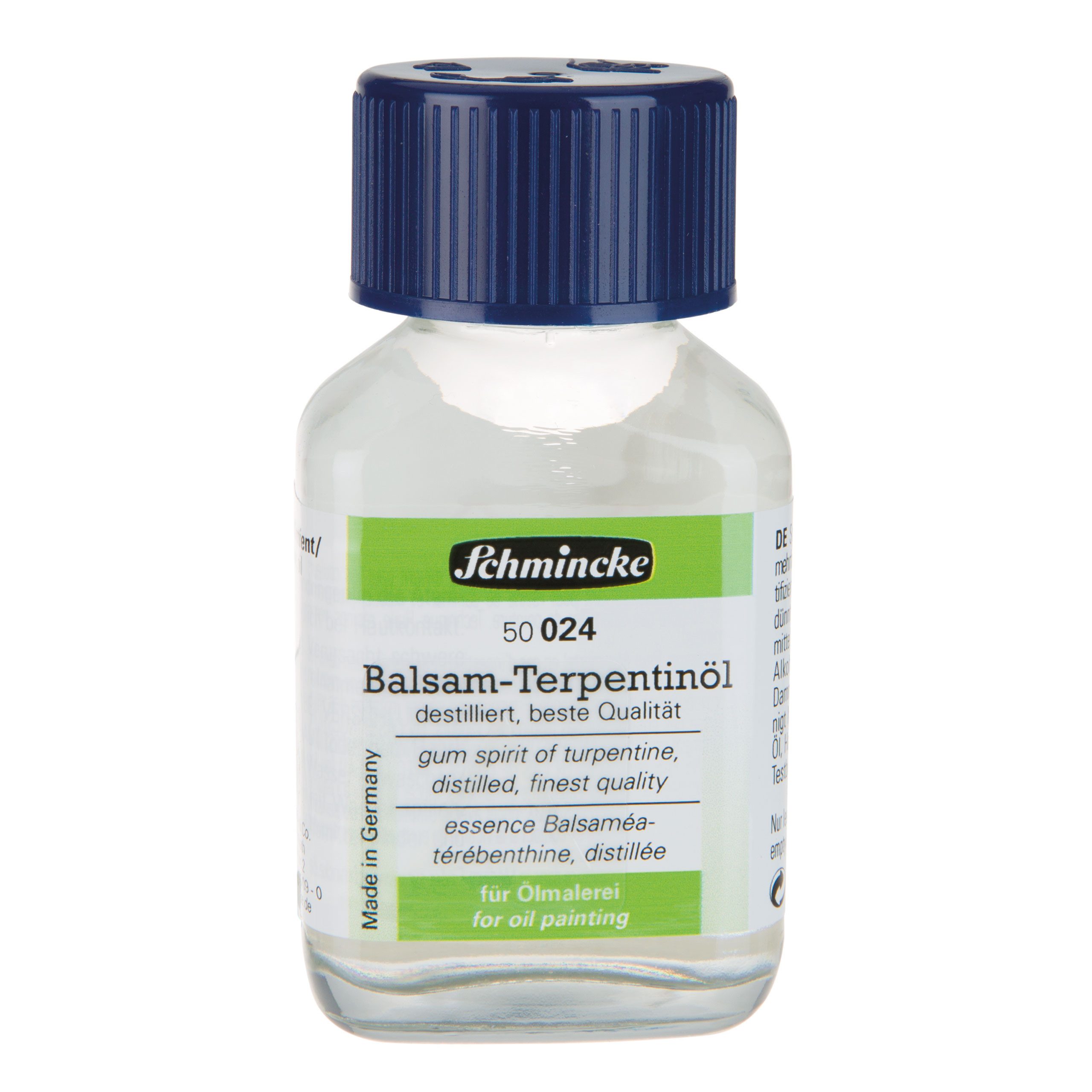 Schmincke Ölfarbe Balsam-Terpentinöl destiliert - 60ml Öl Hilfsmittel 50 024 025