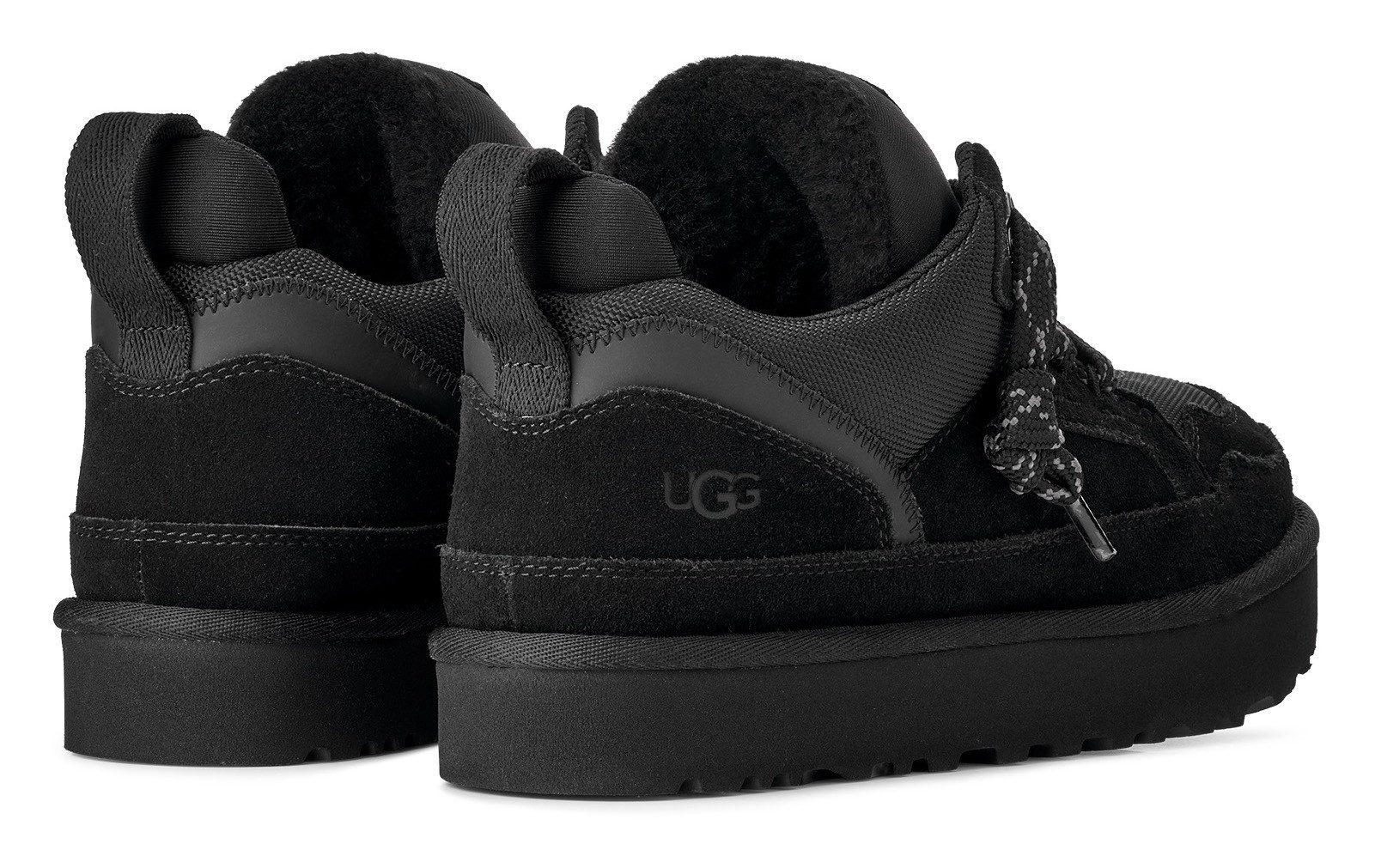 UGG LOWMEL Plateausneaker Halbschuh, Schnürschuh mit gepolstertem Schaftrand