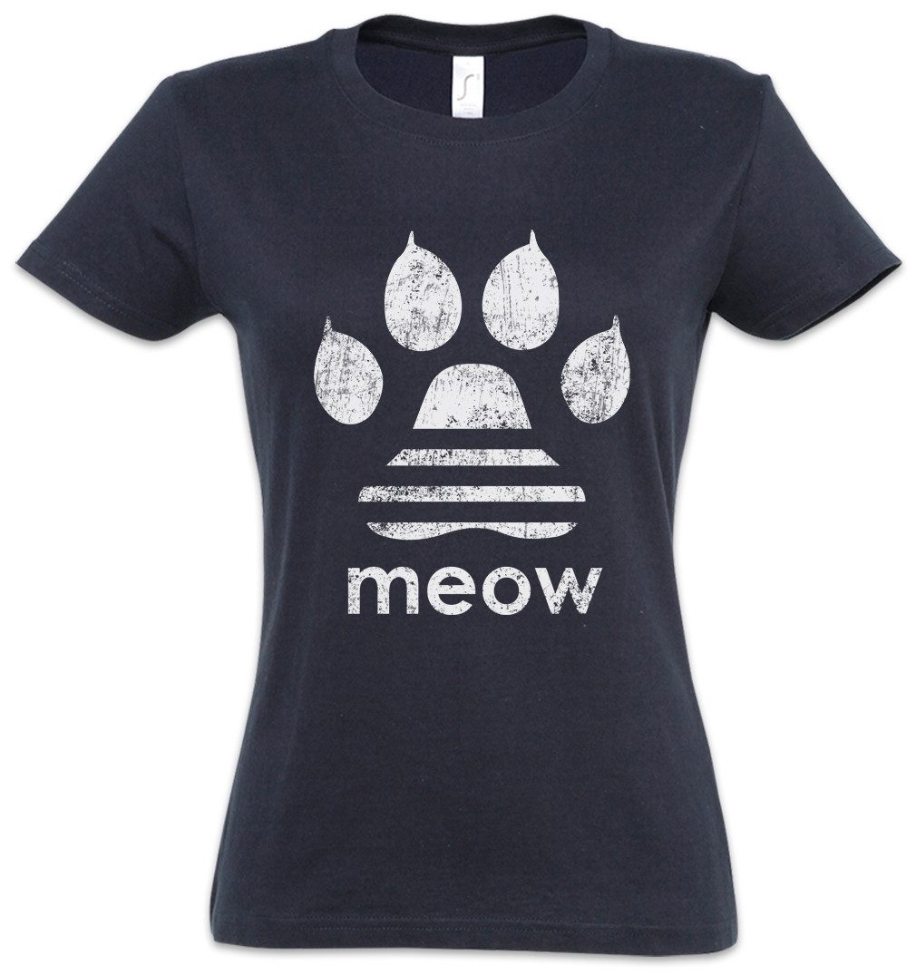 Urban Backwoods Print-Shirt Meow Damen T-Shirt günstig online kaufen