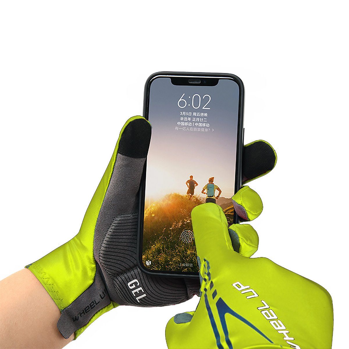 Fahrrad Gel-Posterung, Grün MidGard Handschuhe Fahrradhandschuhe Fahrradhandschuhe mit MidGard