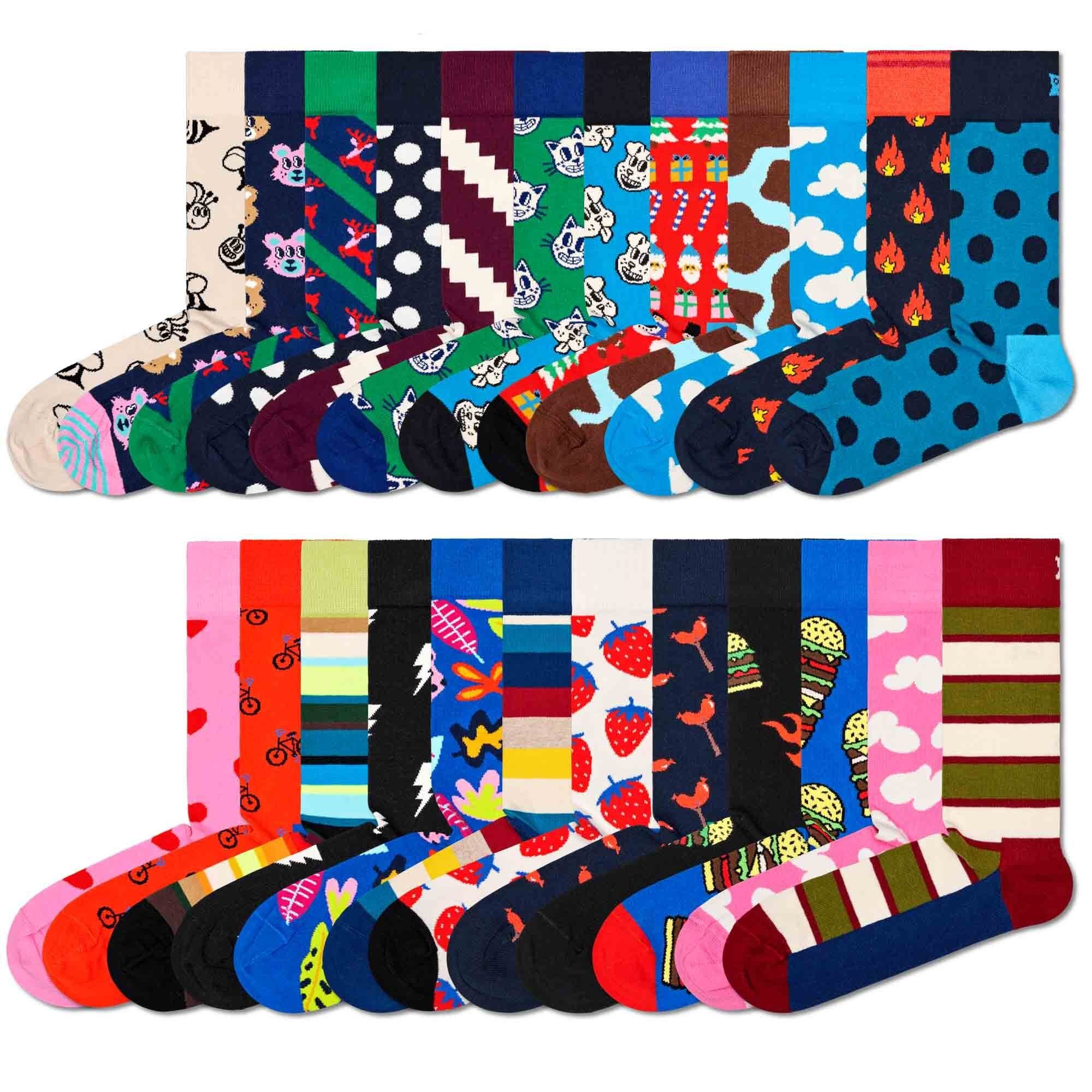 Happy Socks Kurzsocken Unisex Socken, Happy - Pack 24er Holidays