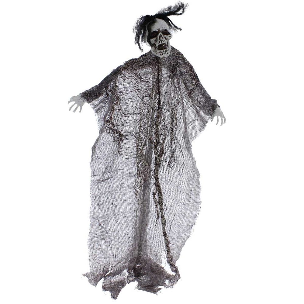 MICA Dekofigur Hängedeko - Halloween - Geist - braun/schwarz - ca. 61 x 41 günstig online kaufen