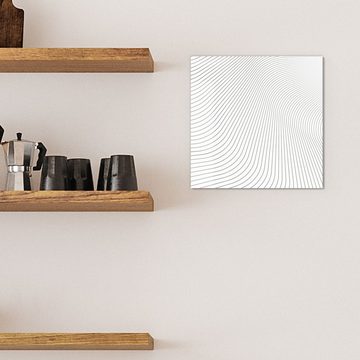 DEQORI Magnettafel 'Fließendes Streifenmuster', Whiteboard Pinnwand beschreibbar