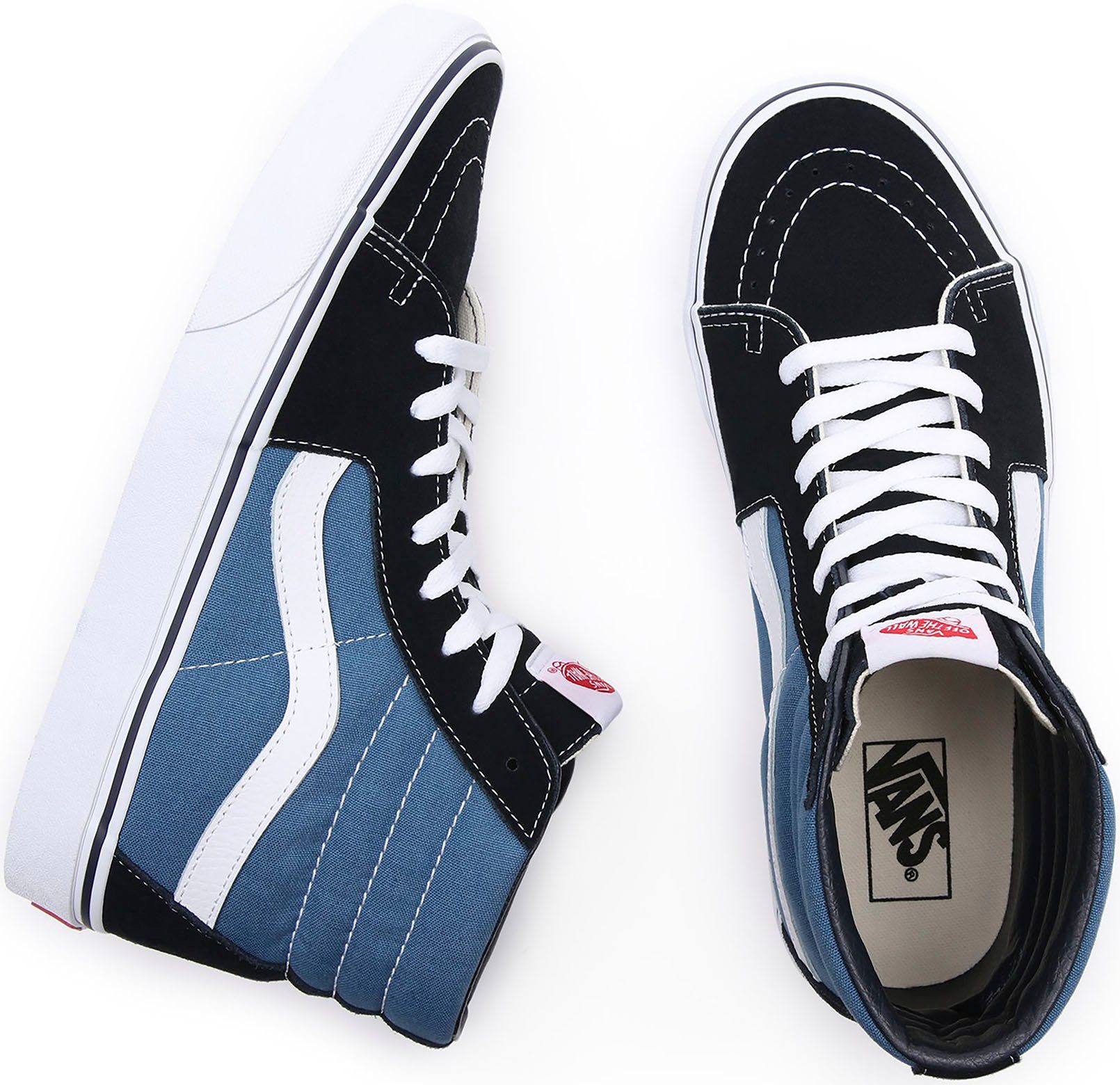 Vans SK8-Hi Sneaker aus textilem Canvas-Material. € 94,99