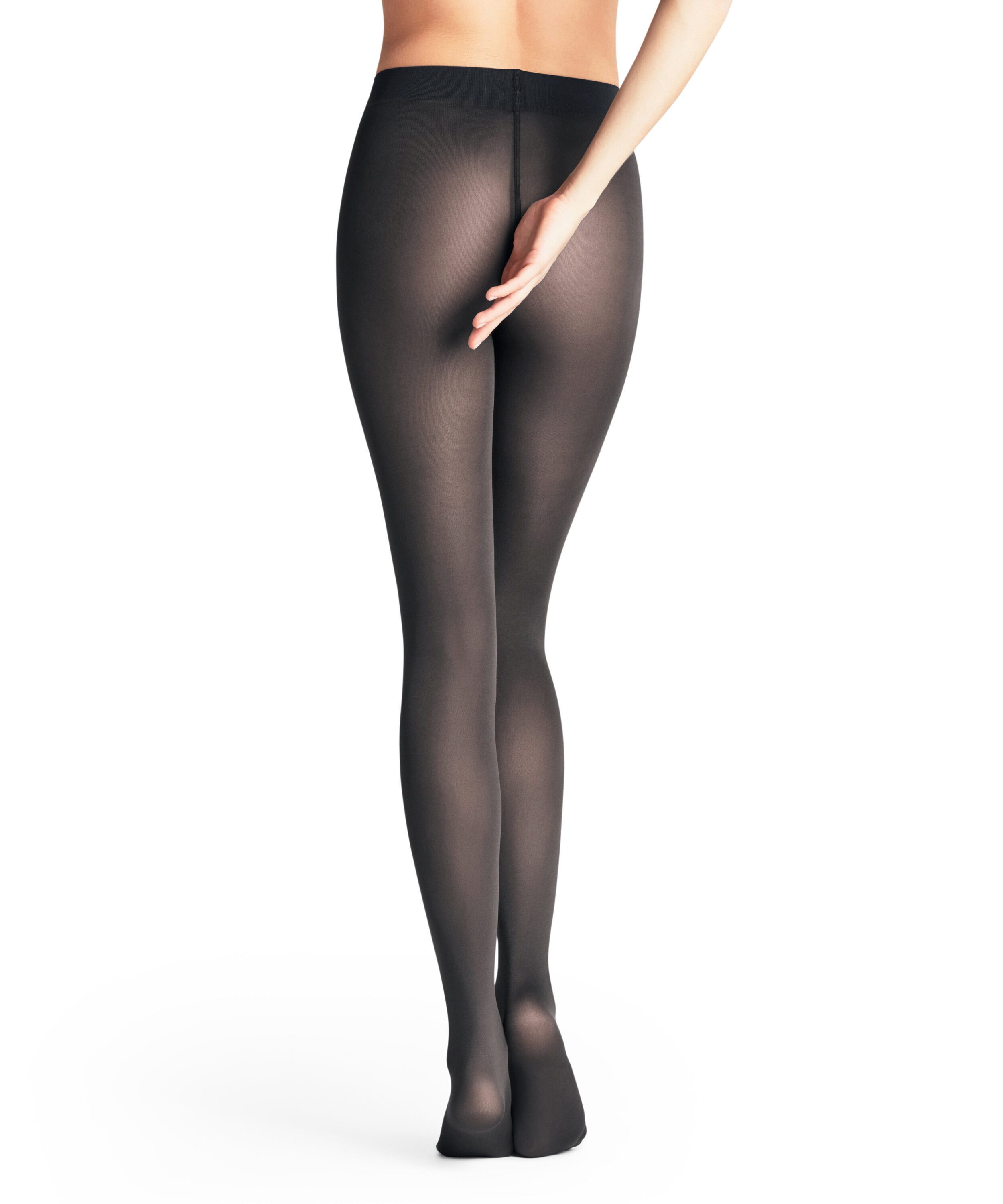 FALKE Feinstrumpfhose Seidenglatt 40 DEN druckfreier Komfortbund, semi-blickdicht, glänzend, fein, weich