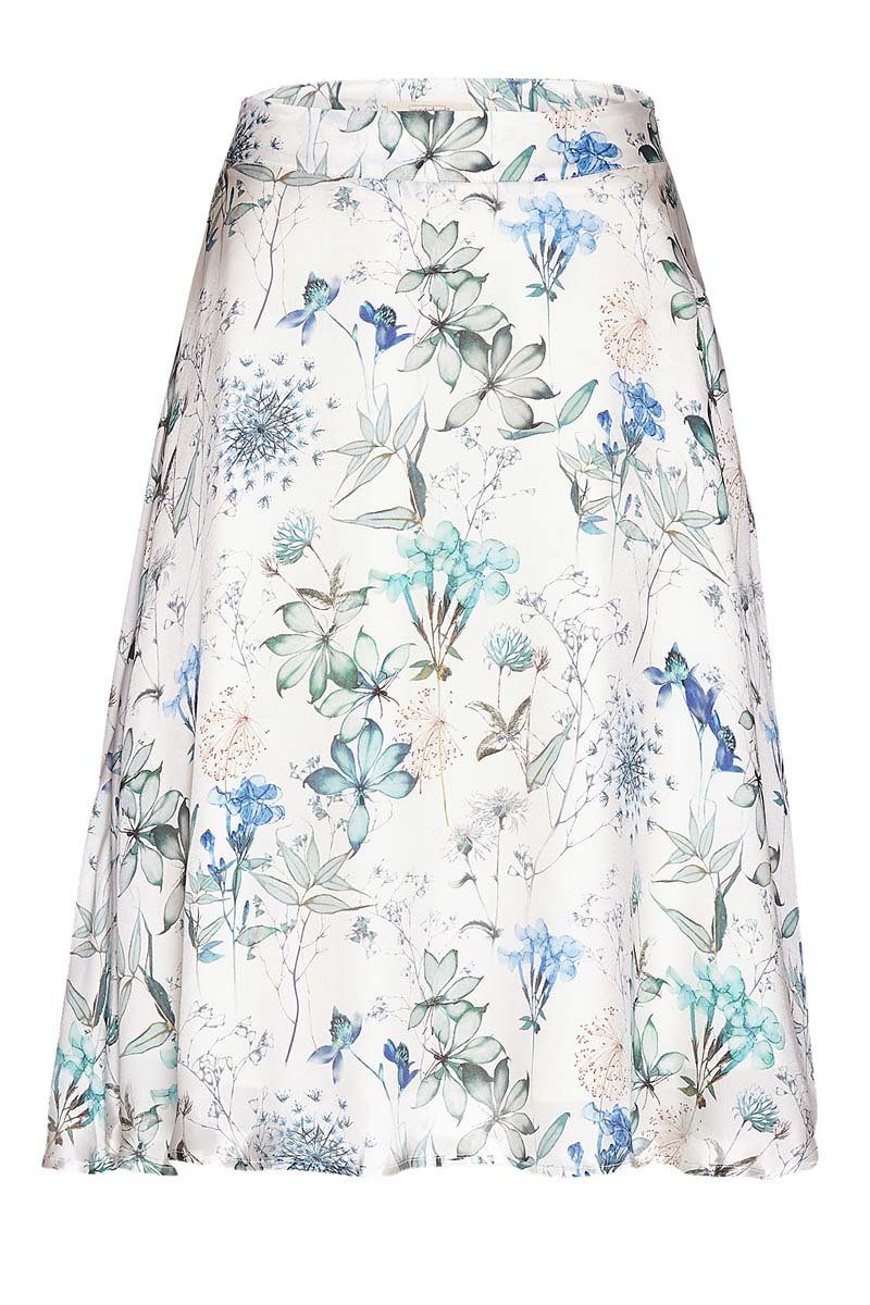 wunderwerk A-Linien-Rock Silk midi skirt flower günstig online kaufen