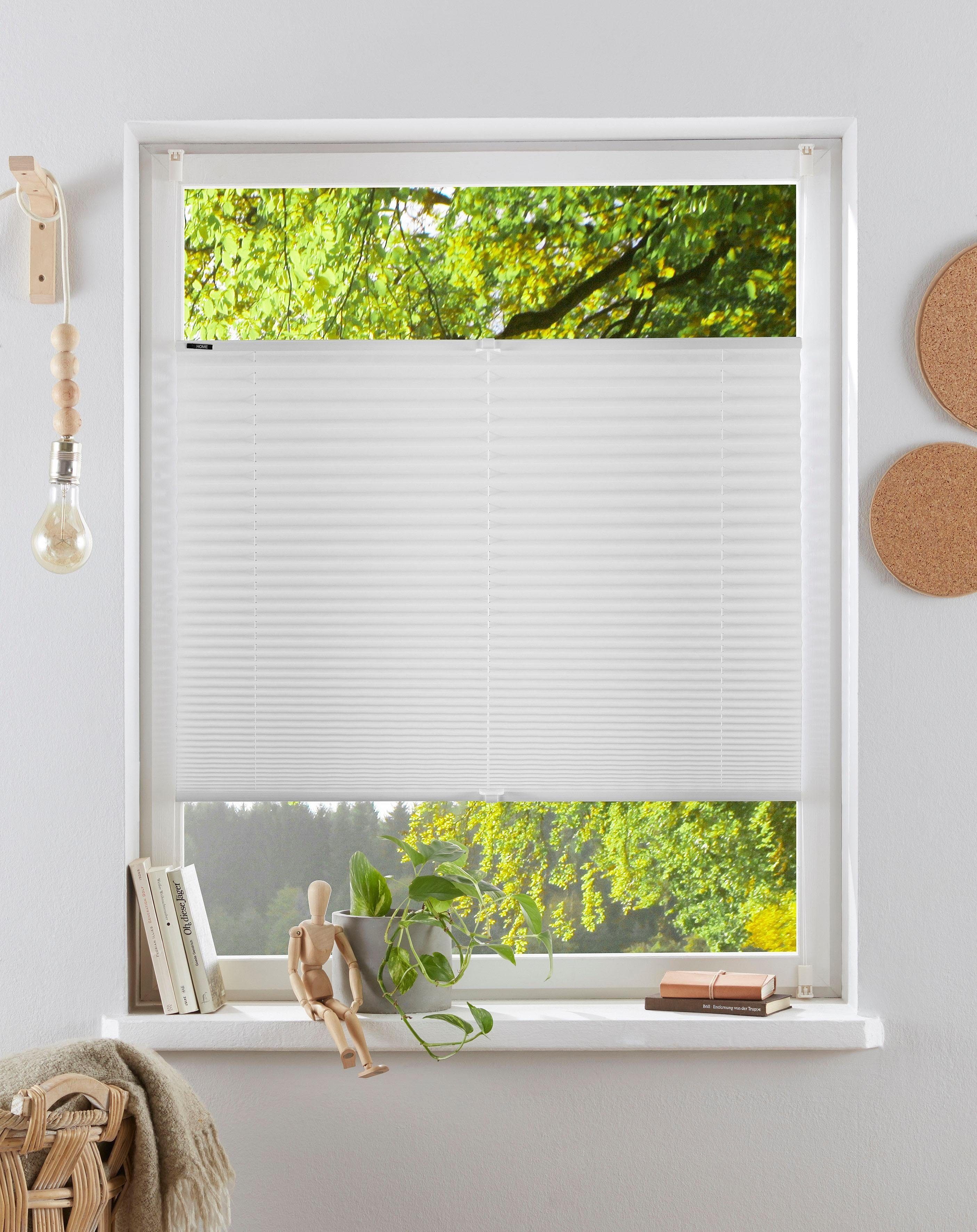 OTTO home Plissee LAHOLM, Lichtschutz, ohne Bohren, verspannt, Klemmfix, Fixmaß, Bestseller mit über 4000-Bewertungen, für Fenster & Tür