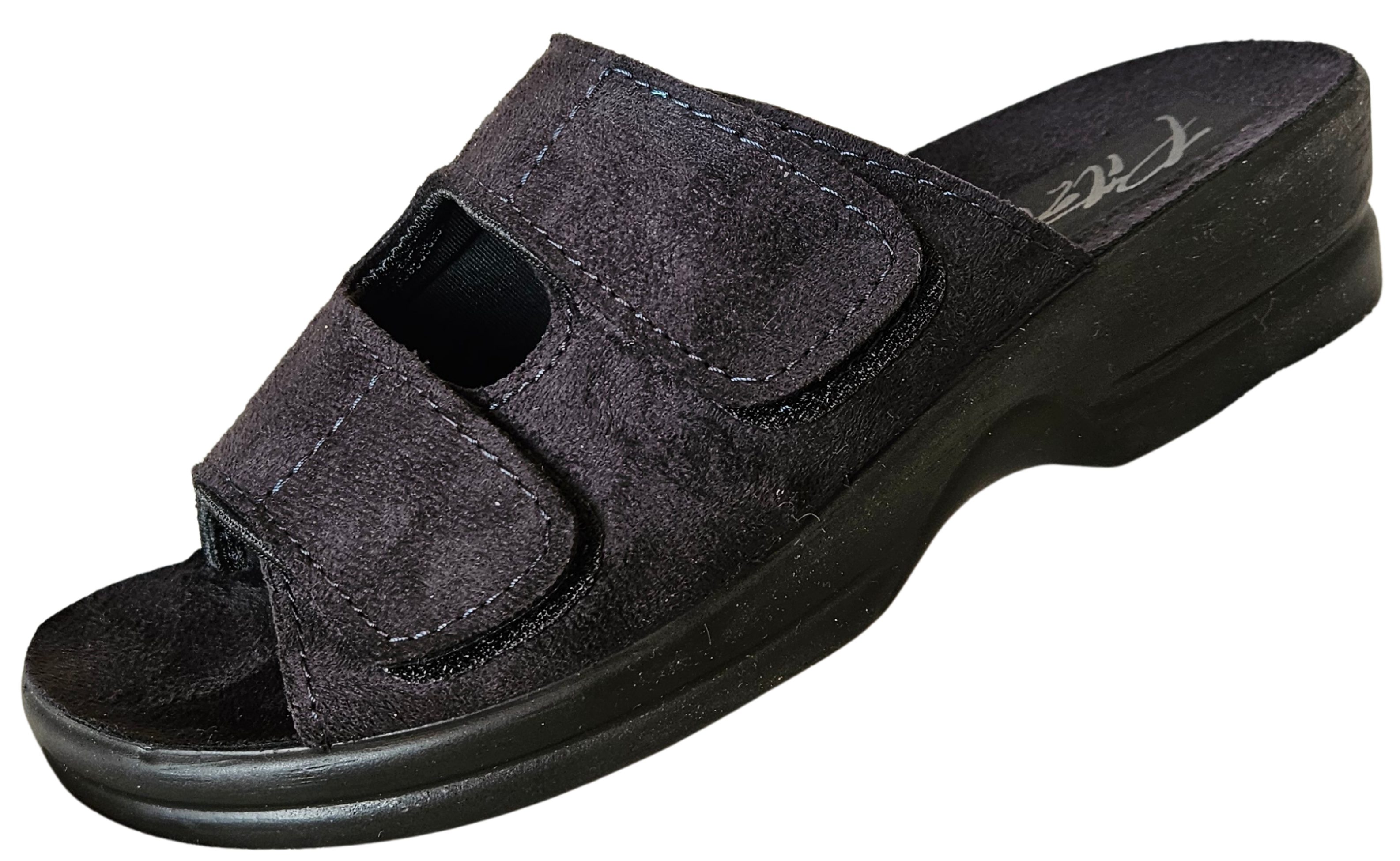 Pitzi Pantolette zehenoffen, 65000, schwarz, Pantolette (luftig leicht) ideal bei Hallux Valgus