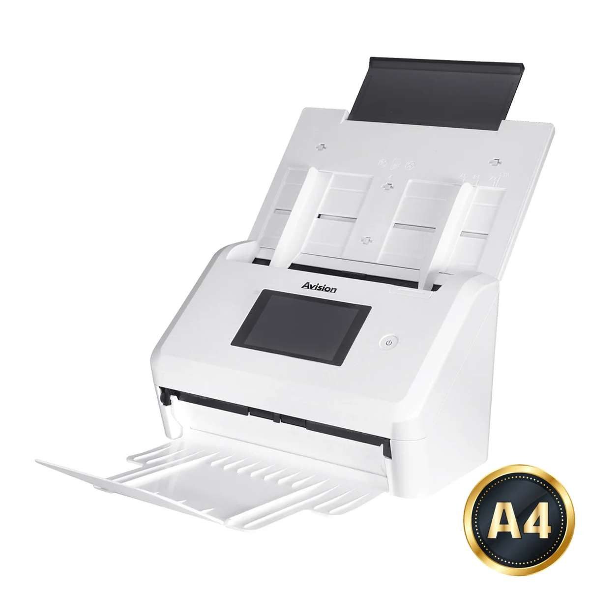 Avision Avision AN335WL ADF-Scanner 600 x 1200 DPI A4 Weiß Dokumentenscanner