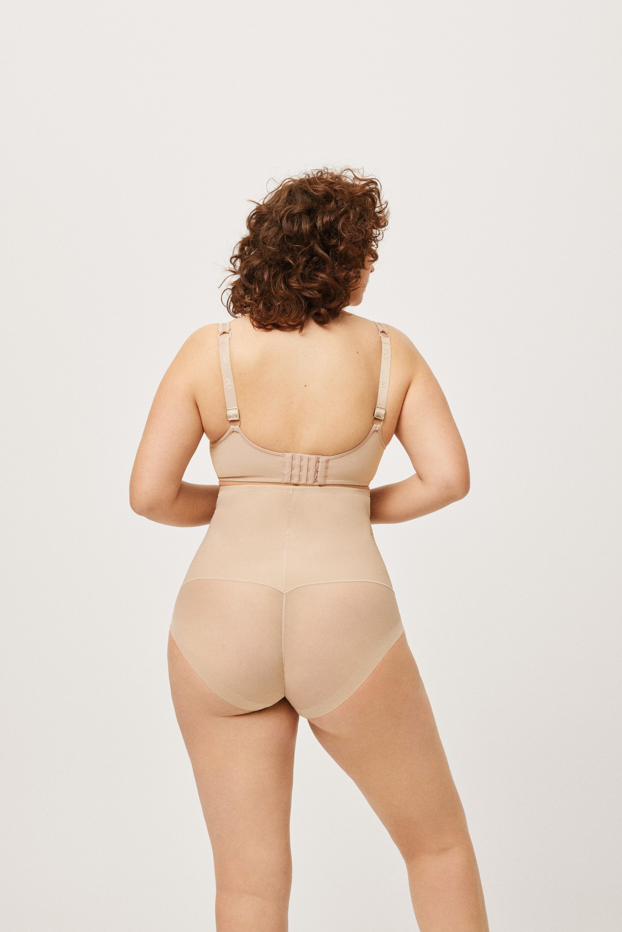 YSABEL MORA High-Waist-Panty (2er Pack) hoch geschnitten, elastisch, starker Shape-Effekt, Tüll – Bild 3 von 5