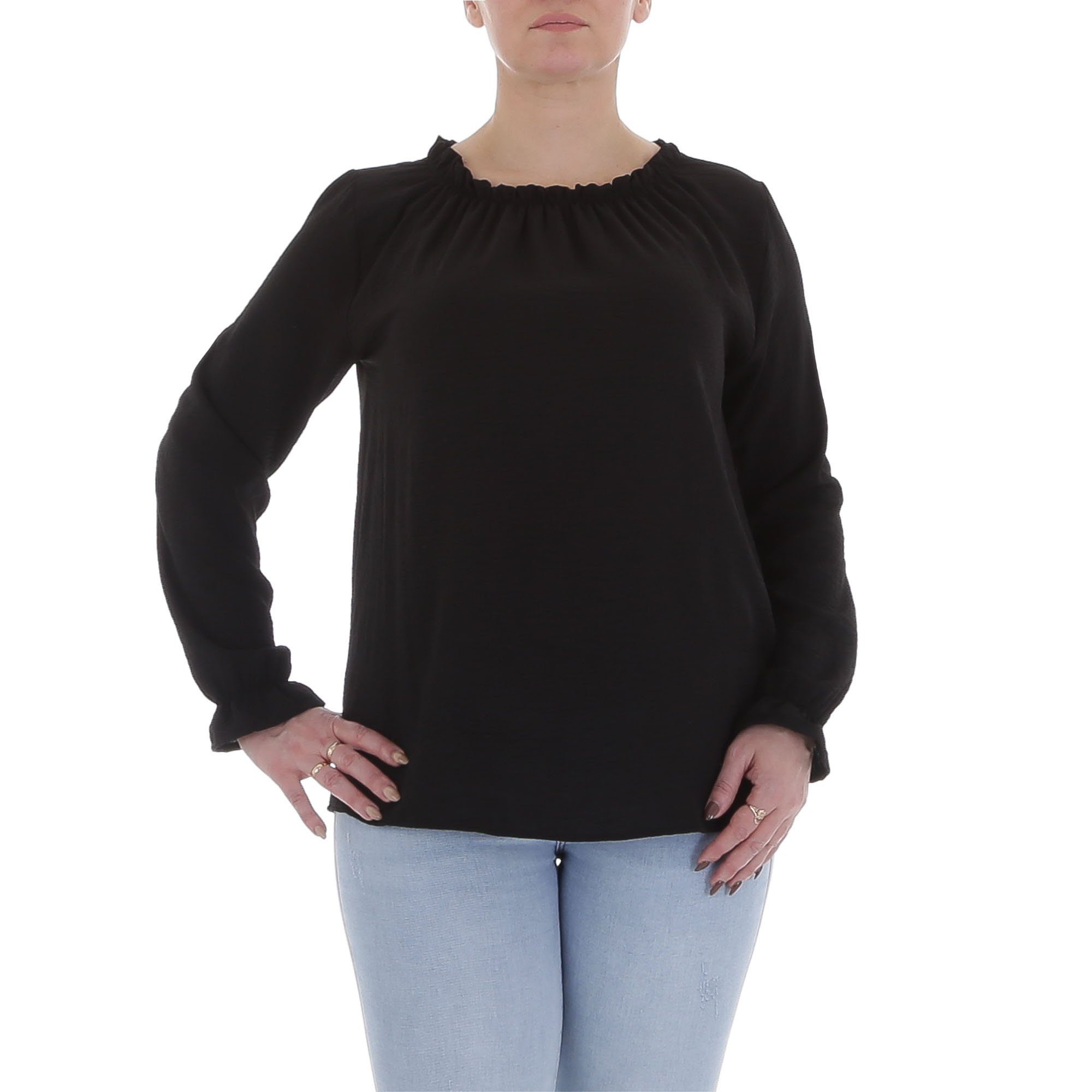 Ital-Design Langarmbluse Damen Elegant (85915876) Bluse günstig online kaufen