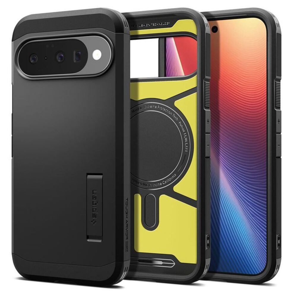 Spigen Handyhülle Hülle für Google Pixel 10 Pro / Pixel 10 Magsafe Case Schutzhülle 6,3 Zoll, Militärstandard, Dual-Layer Schutz, MagSafe kompatibel, mit Ständer
