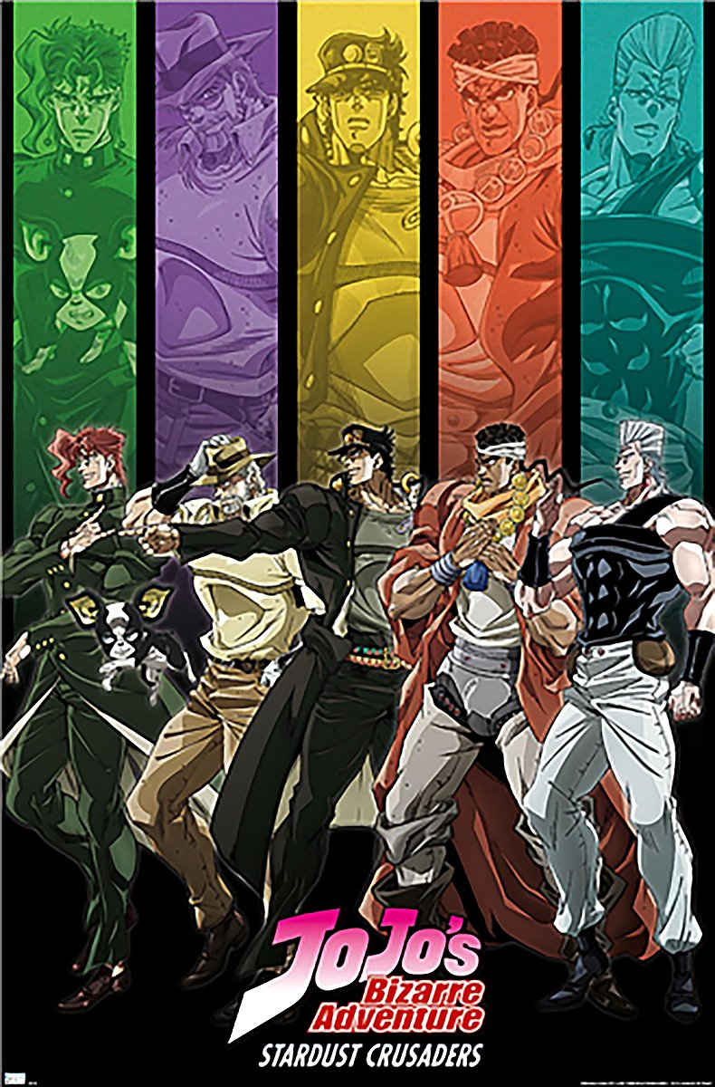 Trends International Poster Jojo's Bizarre Adventure Stardust Crusaders 55,5 x 86,5 cm