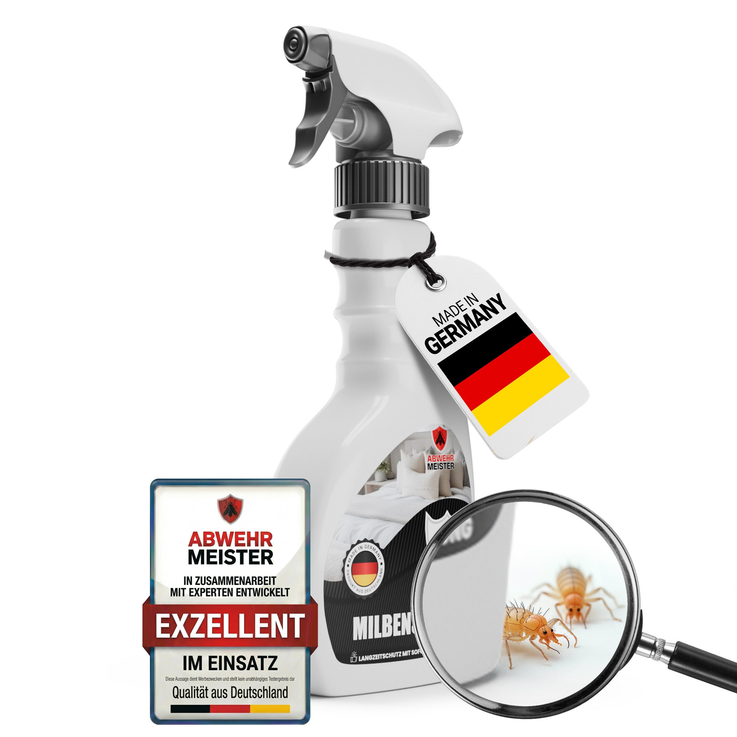 ABWEHR MEISTER Milbenspray Milbenspray für Matratzen & Polster [500 ml], 1-St.
