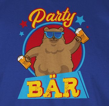 Shirtracer T-Shirt Party Bär - Party & Alkohol Herren - Herren Premium T-Shirt party tshirt - faschingszubehör - karneval &fasching partner kostüm
