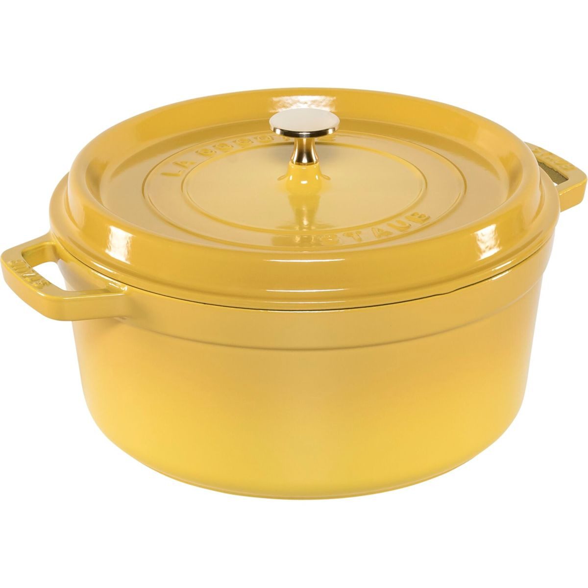 Staub Auflaufform La Cocotte 26cm rund, Citron, Gusseisen