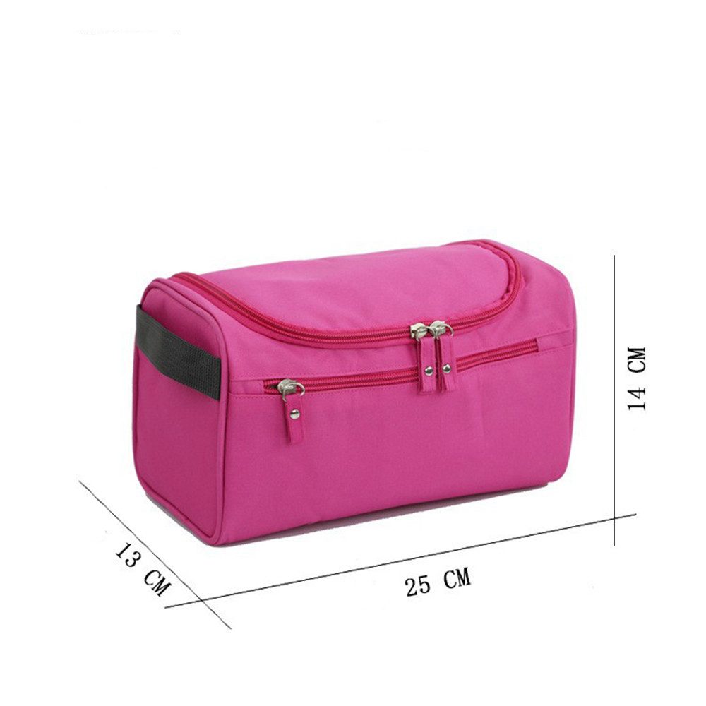 Coonoor Kosmetiktasche Kulturtasche zum Aufhängen, wasserdichte Waschtasche mit 3 Fächern, Reise-Kulturbeutel mit Aufhängehaken für Damen und Herren – Bild 4 von 5