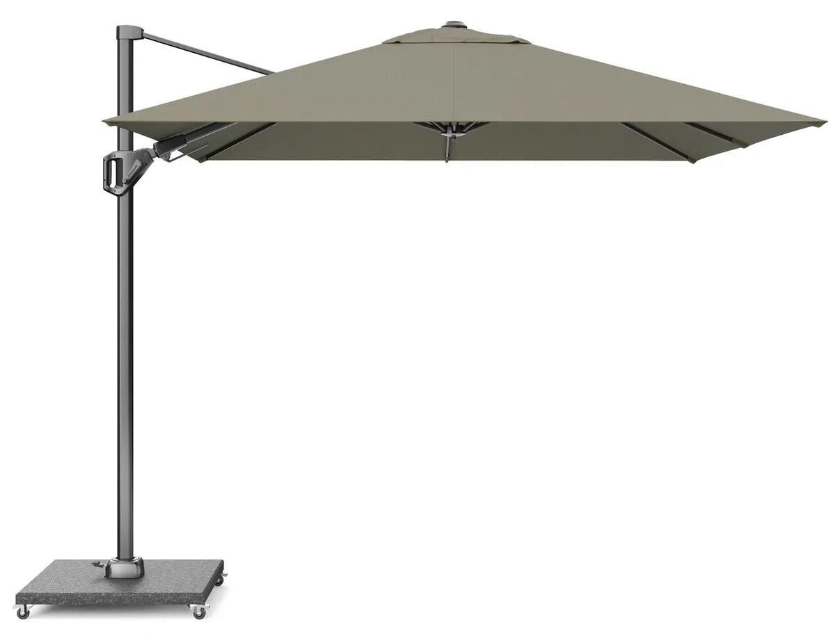 Ampelschirm Venezuela Ampelschirm 270x270x245cm Polyester Anthrazit Taupe