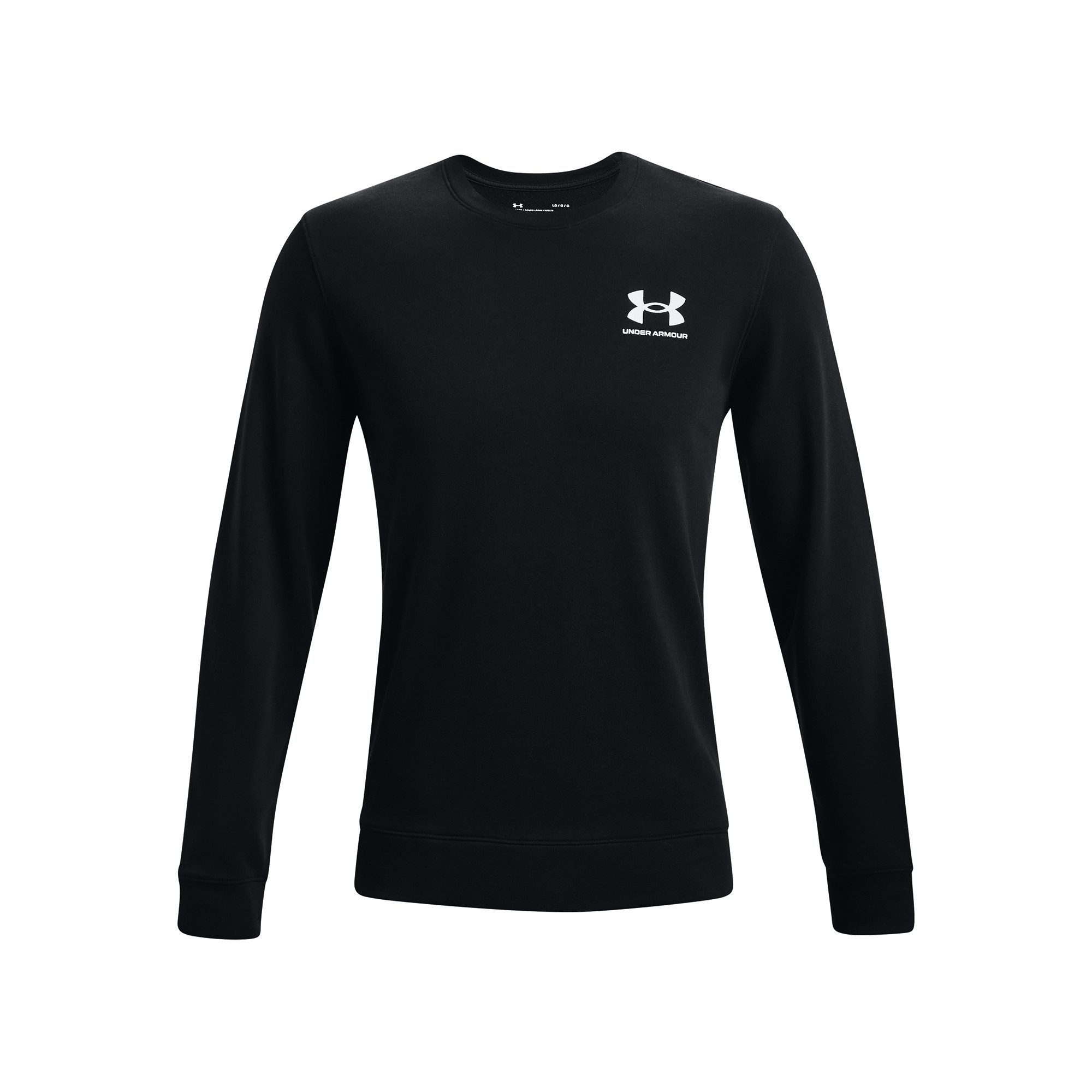 Langarmshirt Under Armour Herren Langarmshirt Rival Terry LC Crew 1370404