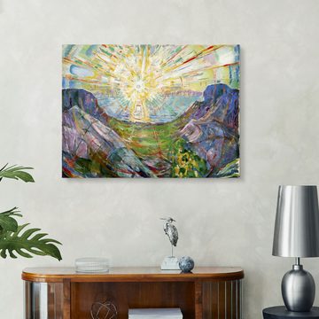 Posterlounge Forex-Bild Edvard Munch, Die Sonne, Malerei
