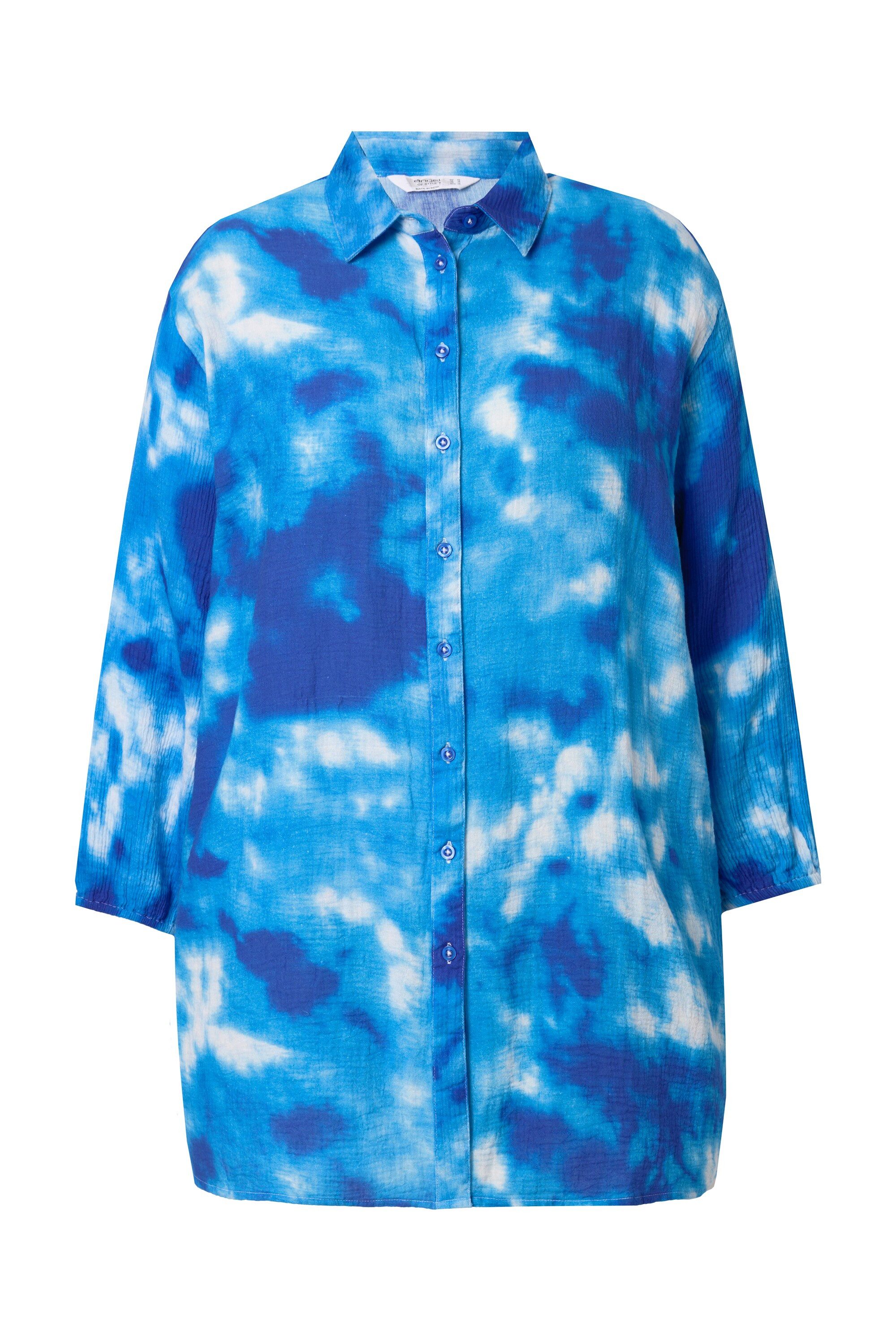 Angel of Style Hemdbluse Musselin-Hemdbluse Batikmuster günstig online kaufen