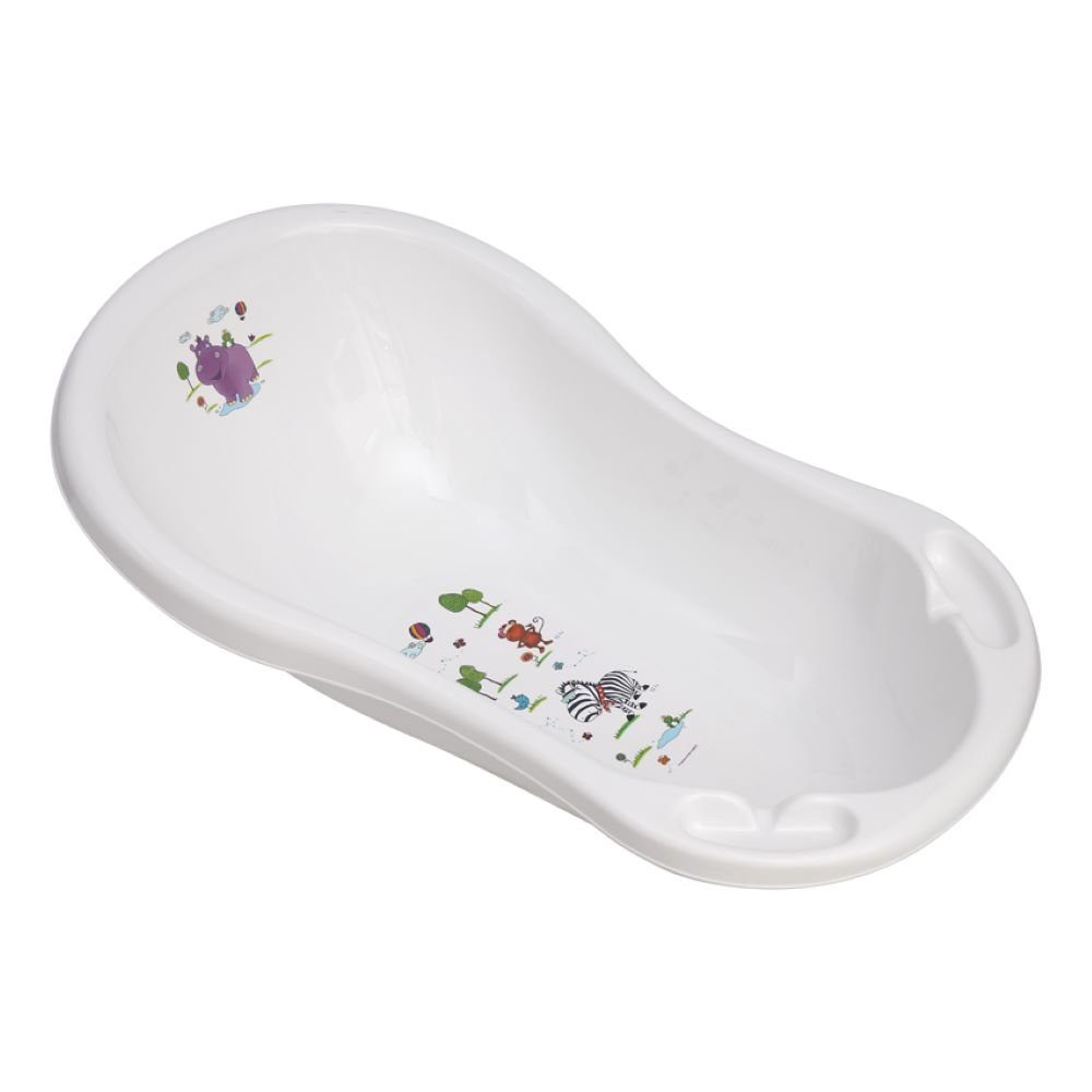 Form cm, weiß Babybadewanne Babybadewanne Geburt Hippo 84 ergonomische ab Lorelli