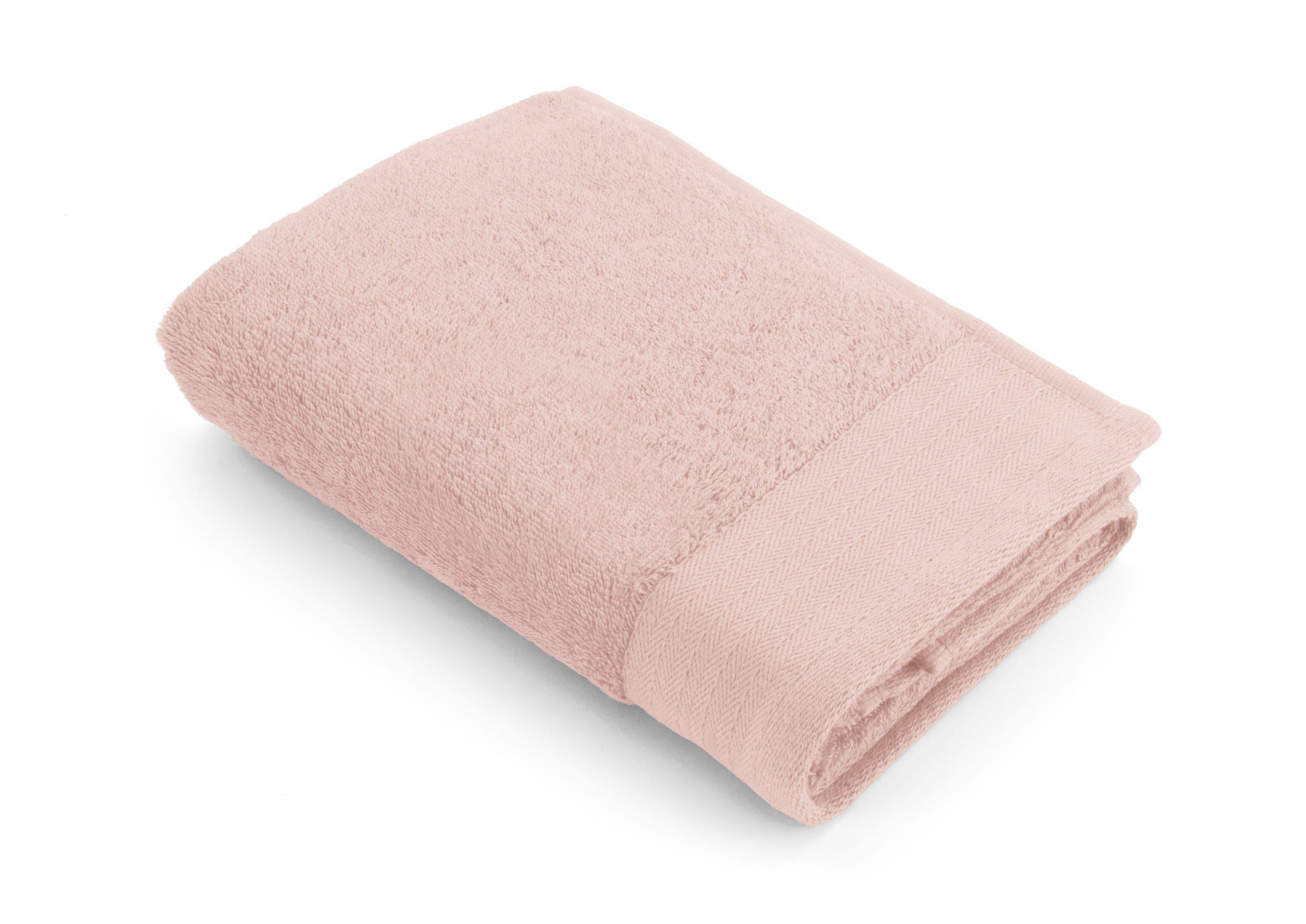 Walra Handtuch Badetuch Soft Cotton Rosa - 50x100 cm, Baumwolle (1-St)