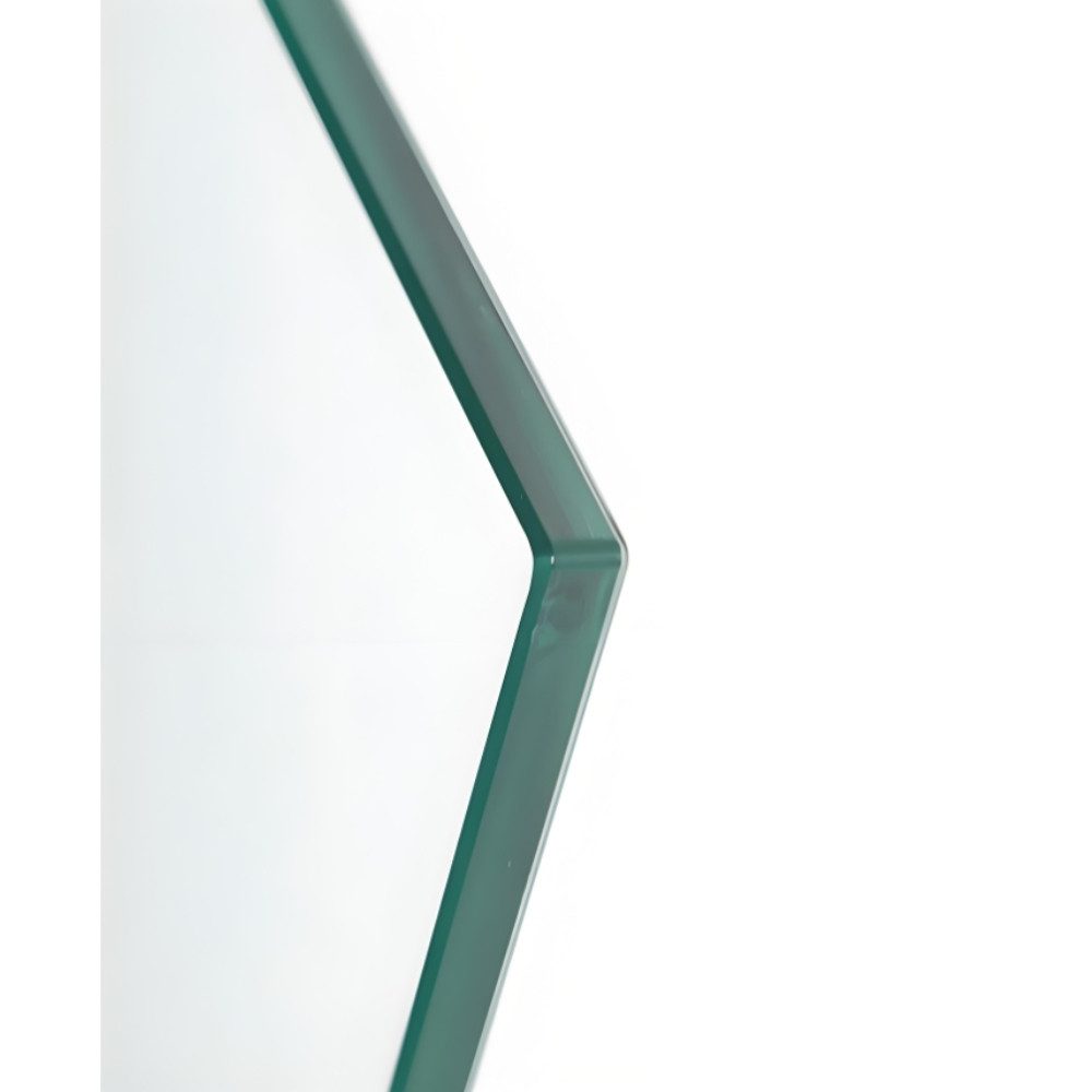 LebensWohnArt Tischplatte Glasplatte TERRY 60x60cm Quadratisch Gehärtetes Glas 8mm Stärke