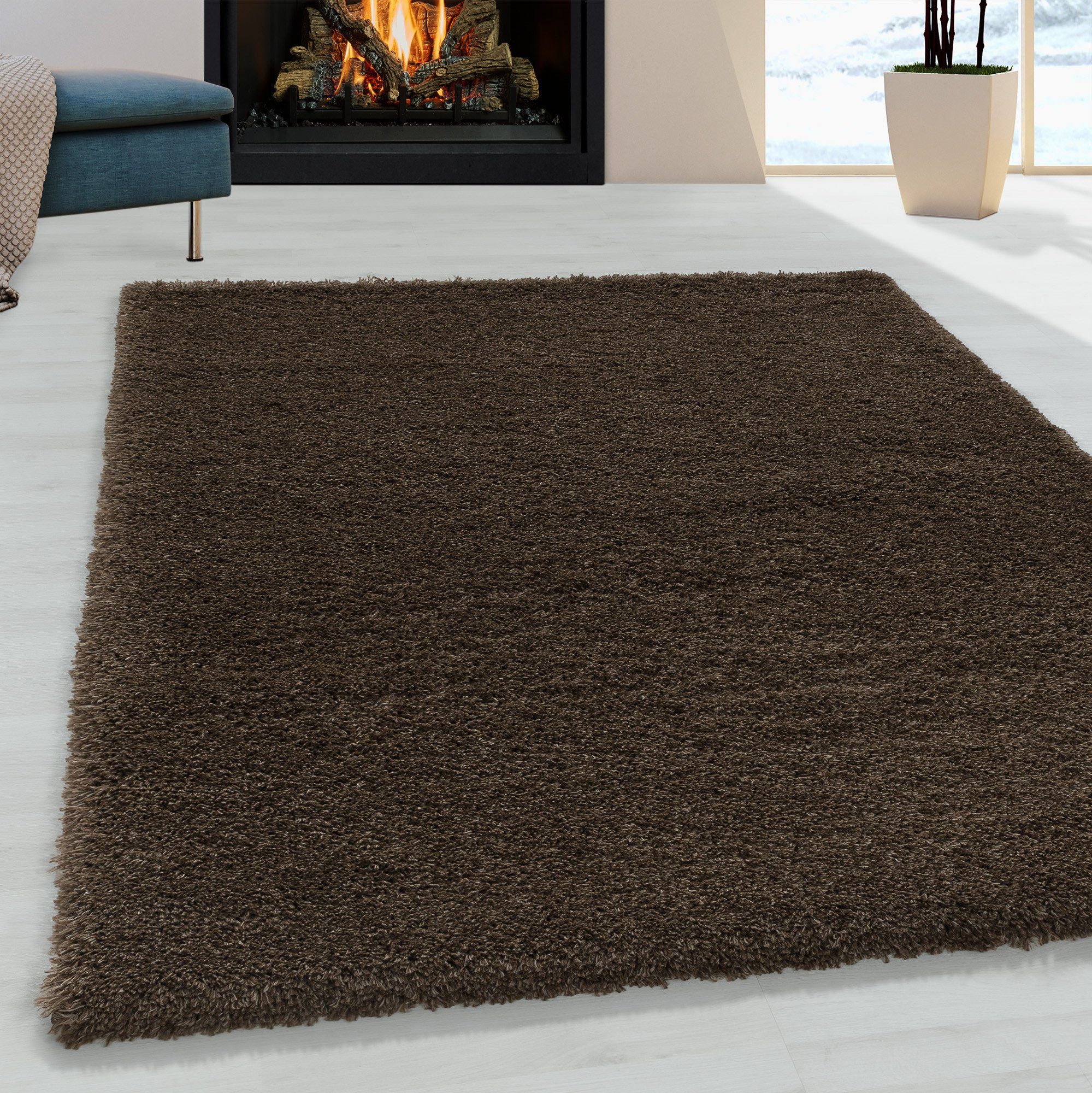 Stilvoll Günstig Hochflor-Teppich Teppich für den günstig online kaufen