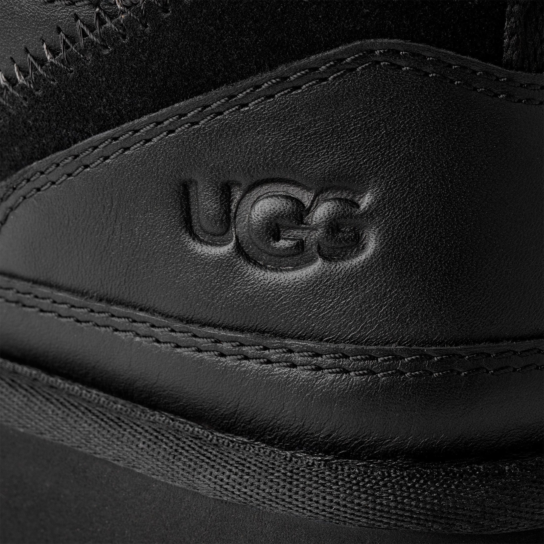 UGG LOWMEL LTHR Sneaker Midcut Sneaker, Schnürschuh mit Anziehlasche günstig online kaufen