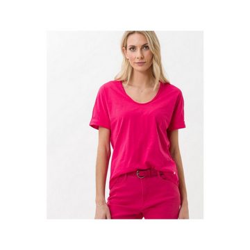 Brax Rundhalsshirt pink regular (1-tlg)